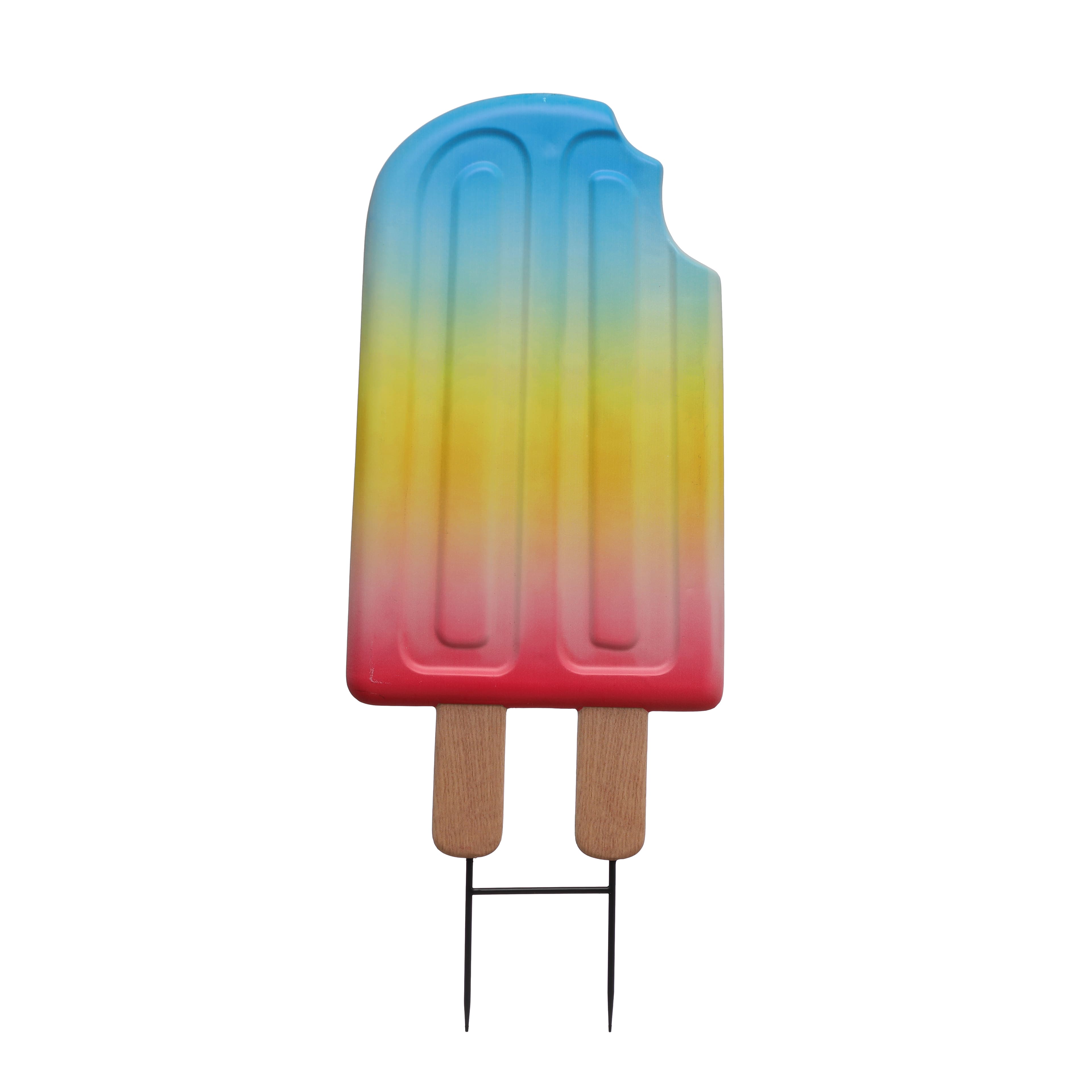3ft. Rainbow Popsicle Metal Yard Stake by Ashland&#xAE;