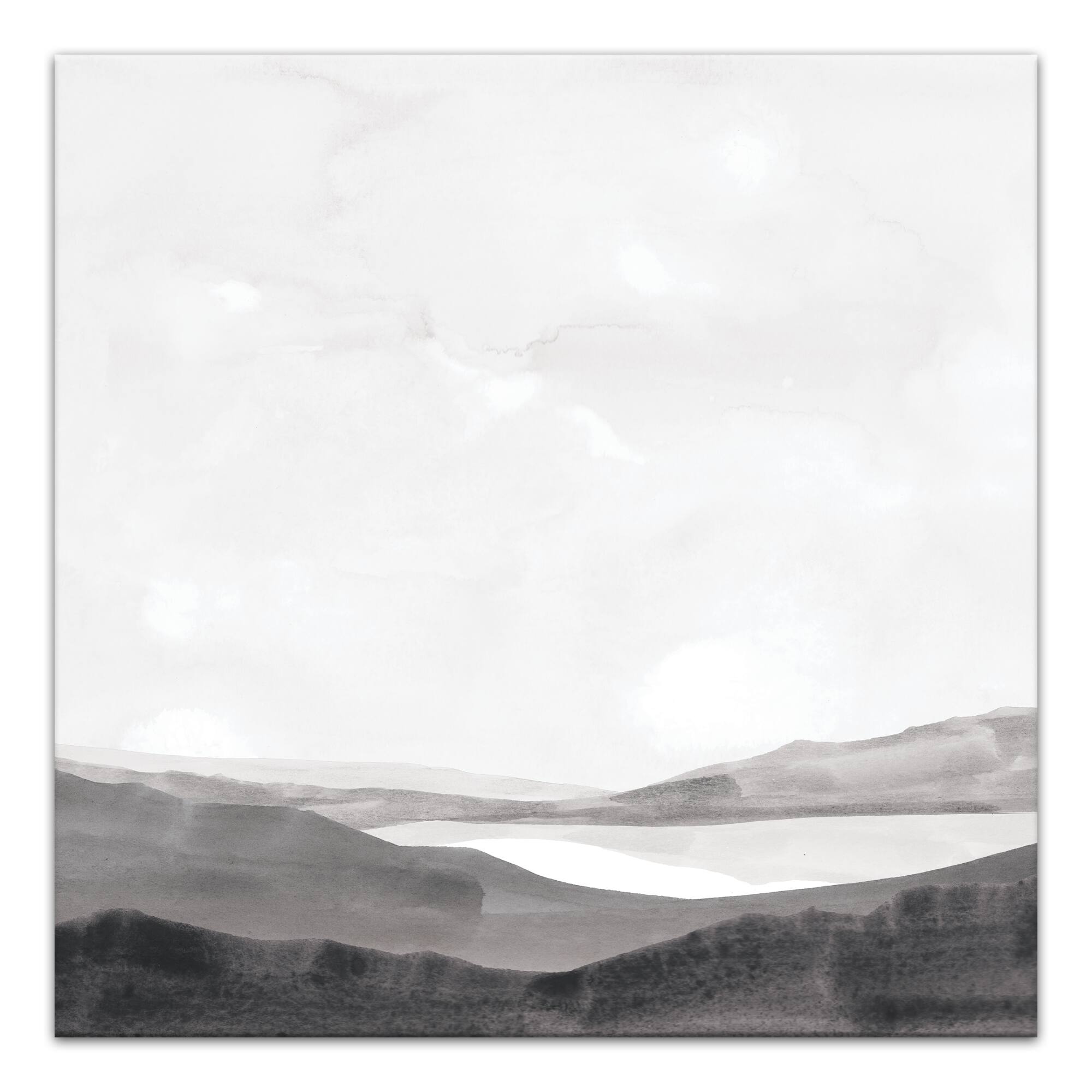 Hazy Landscape 30" x 30" Canvas Wall Art
