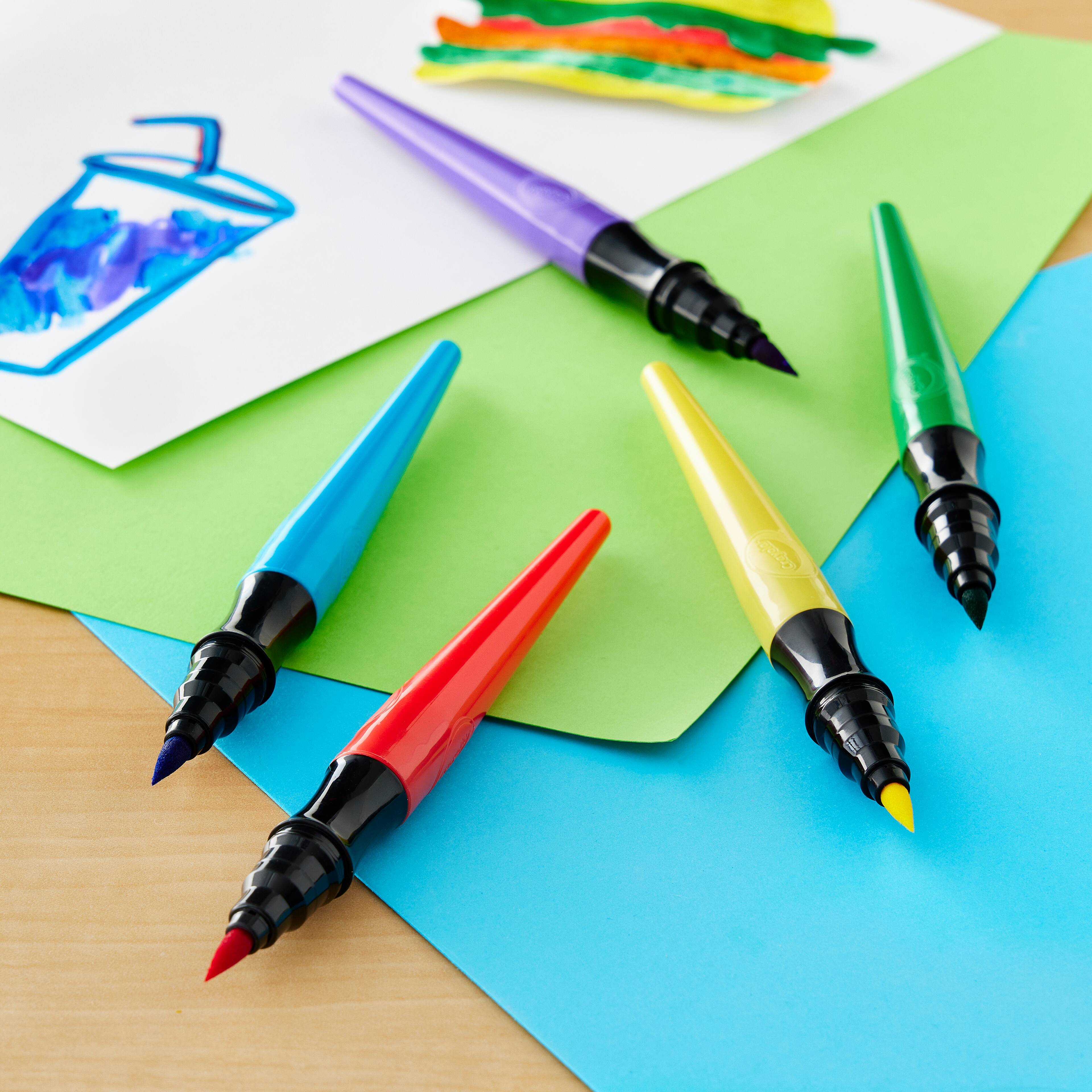 Crayola® Washable No Drip Paintbrush Pens