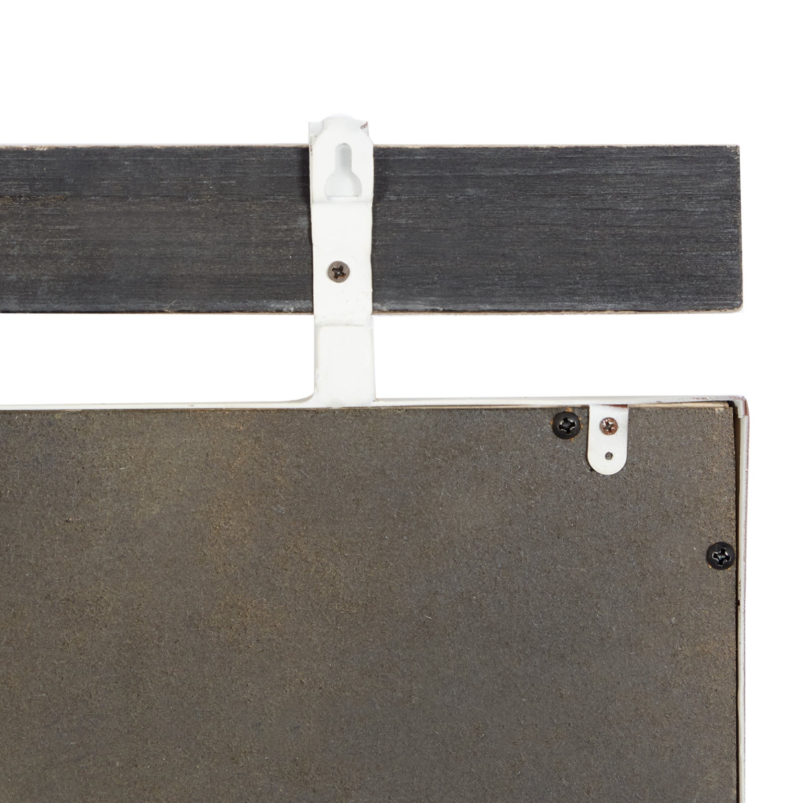 35" Brown Wood Rustic Wall Mirror