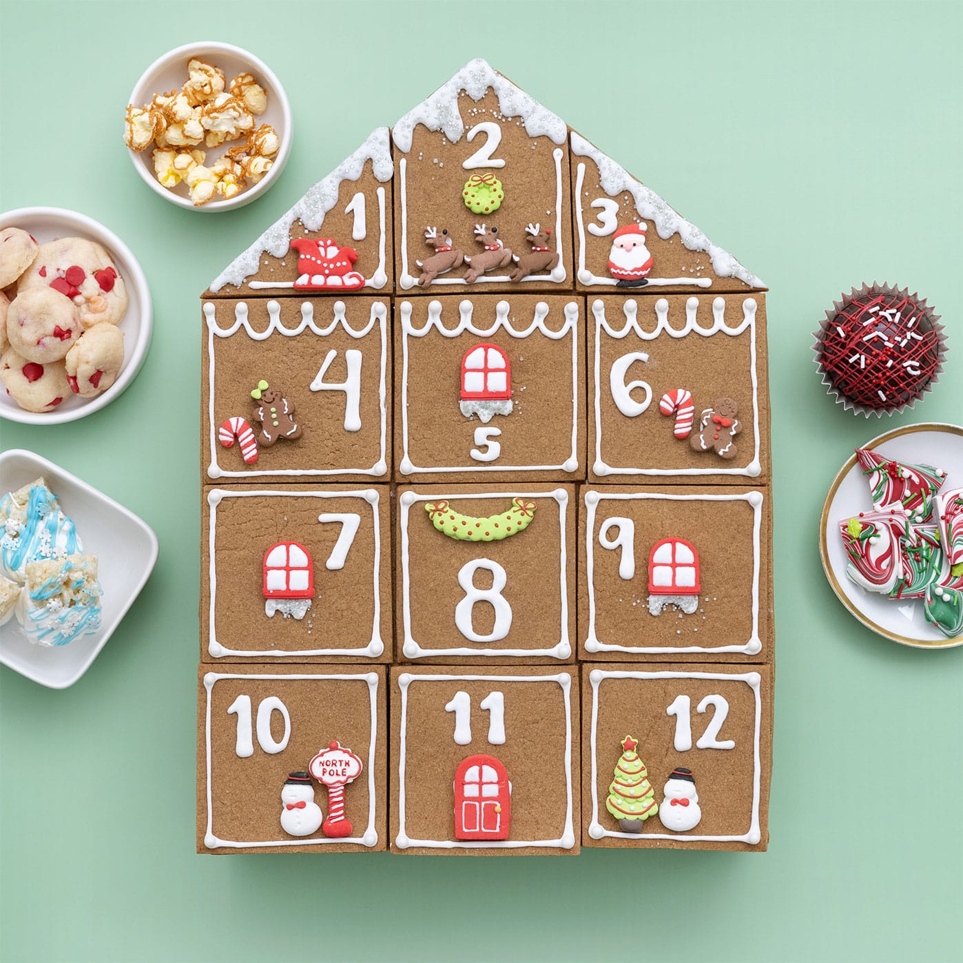 Gingerbread Edible Advent Calendar Michaels