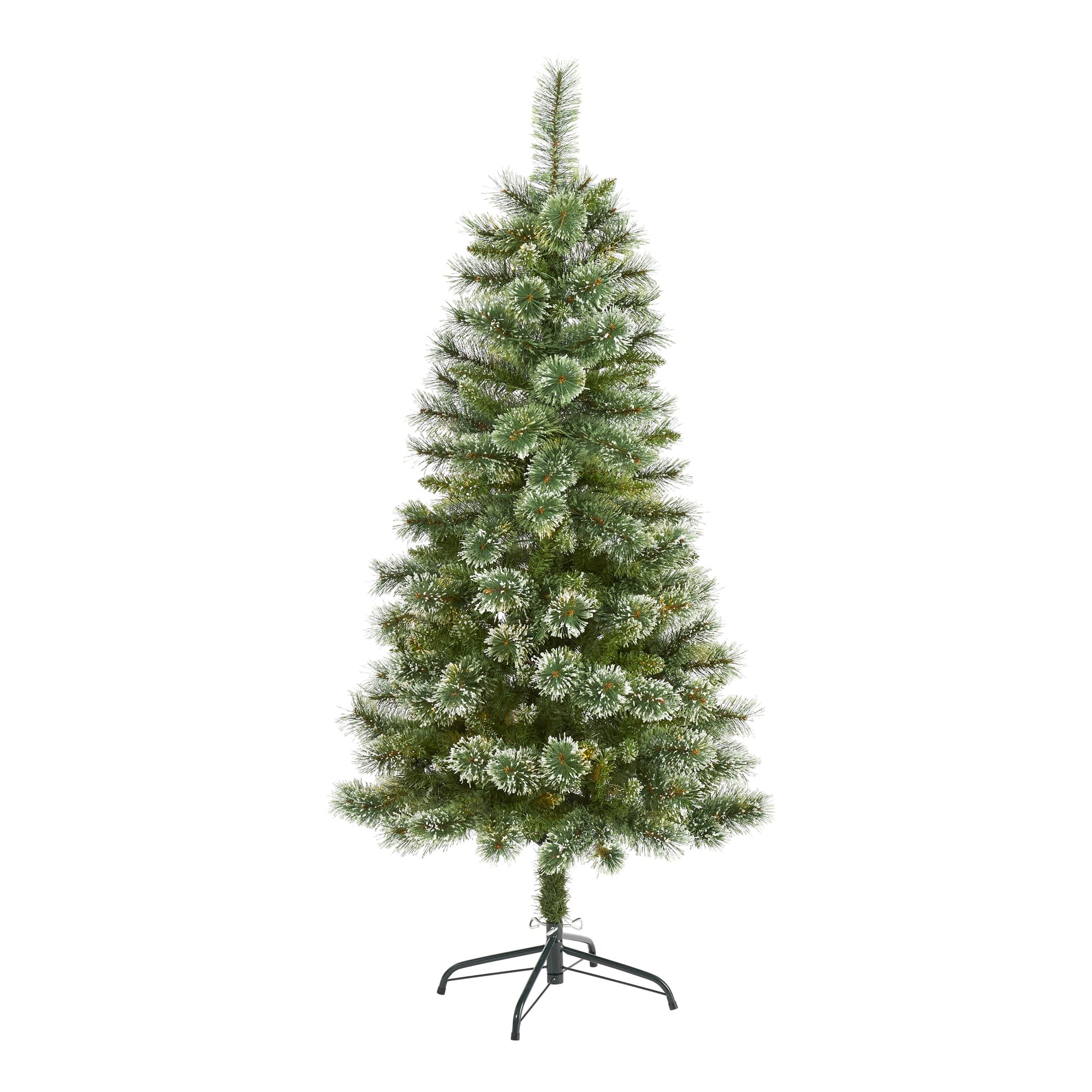 5ft. Unlit Wisconsin Slim Snow Tip Pine Artificial Christmas Tree