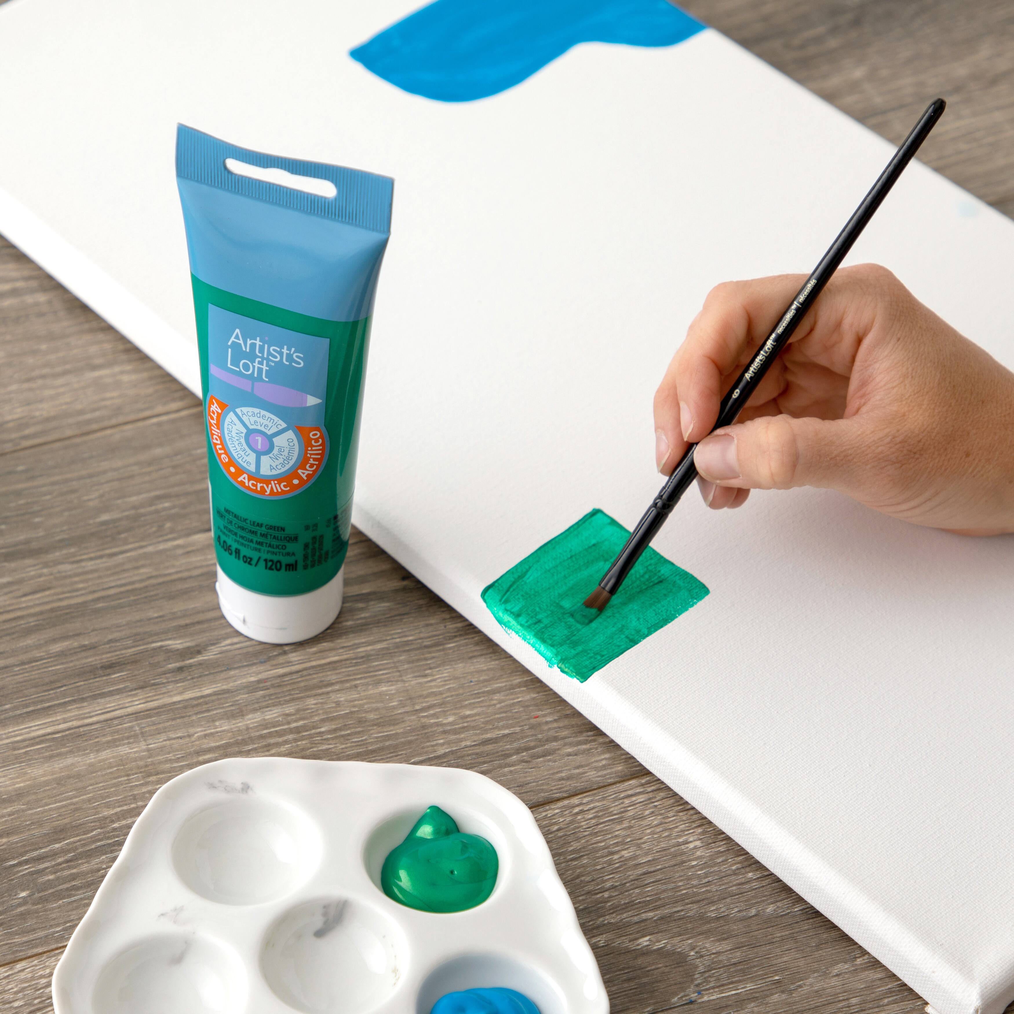 12 Pack: Metallic Acrylic Paint by Artist's Loft™, 4oz.