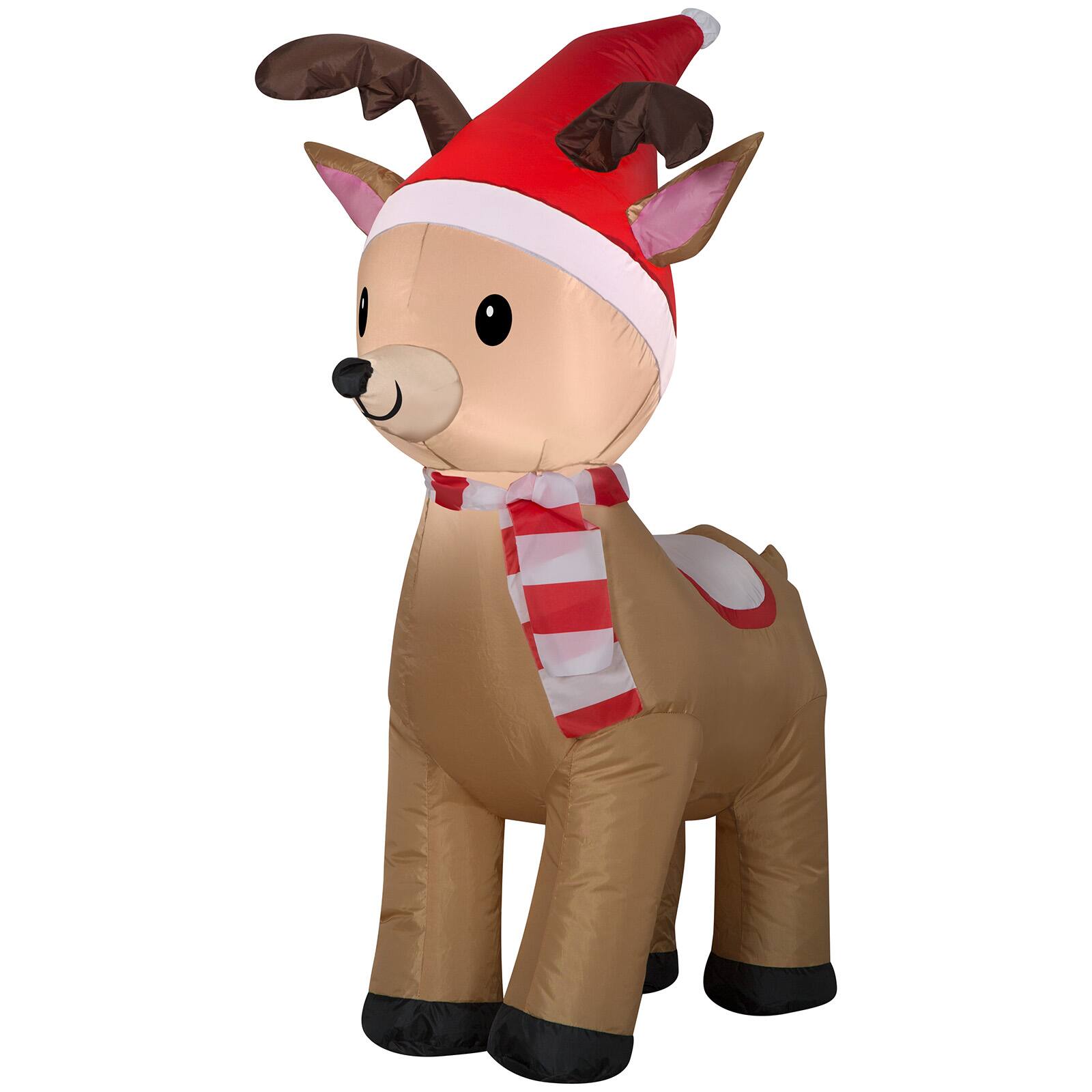 3.5ft. Airblown® Inflatable Christmas Reindeer Inflatables Michaels
