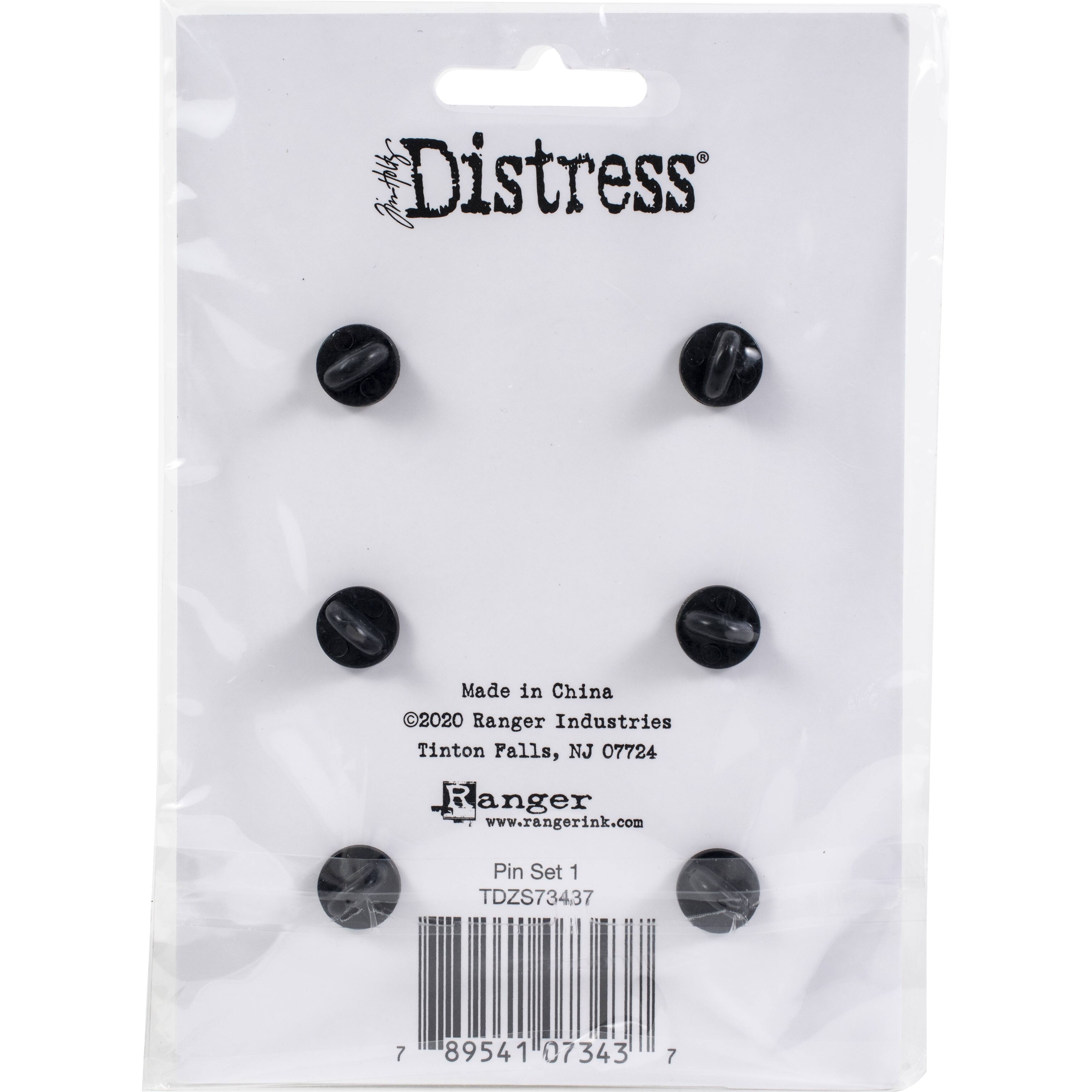 Tim Holtz® Distress® Enamel Collector Pin Set No.1