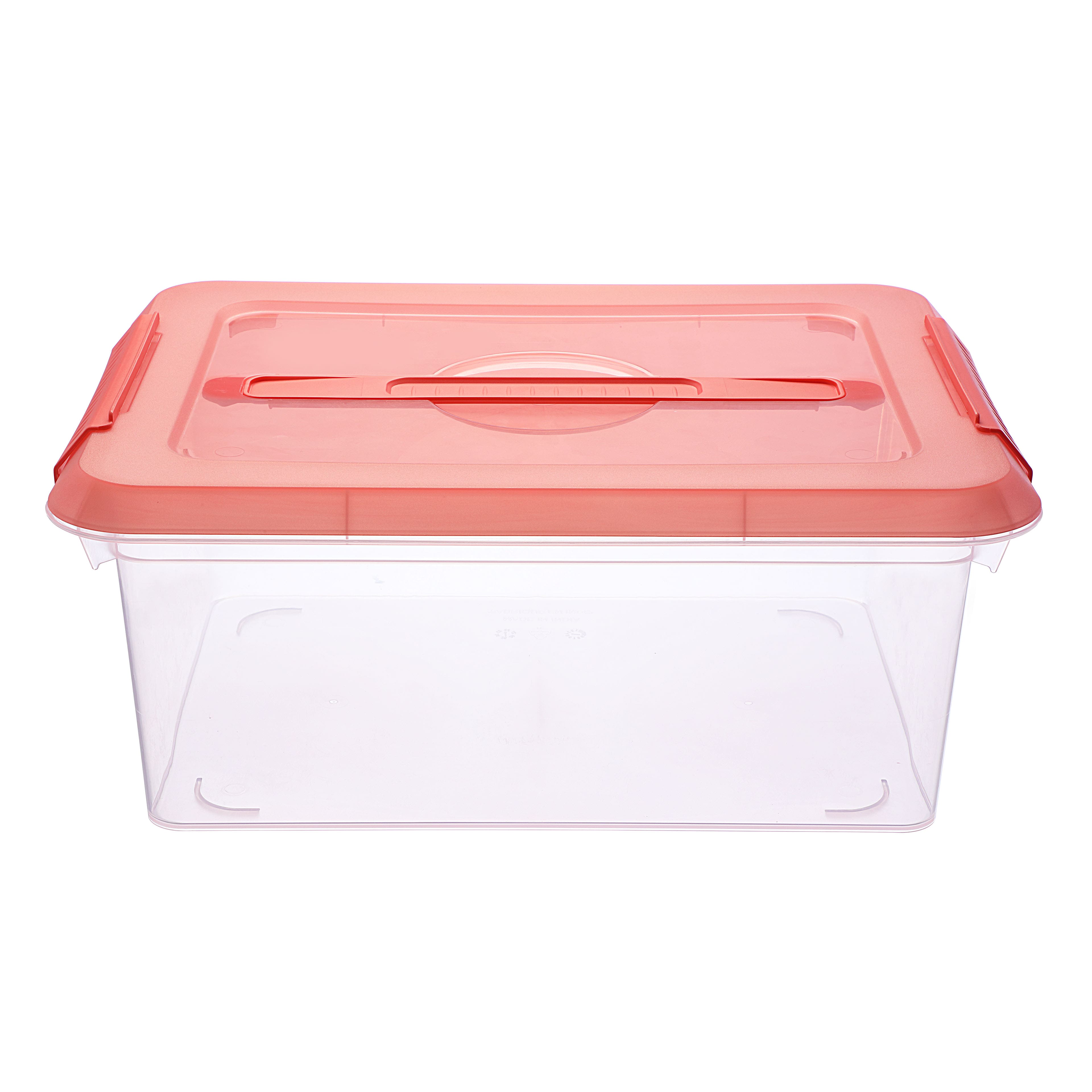 Mdesign Aqua Tint 4-Section Craft Caddy With Handle | Michaels