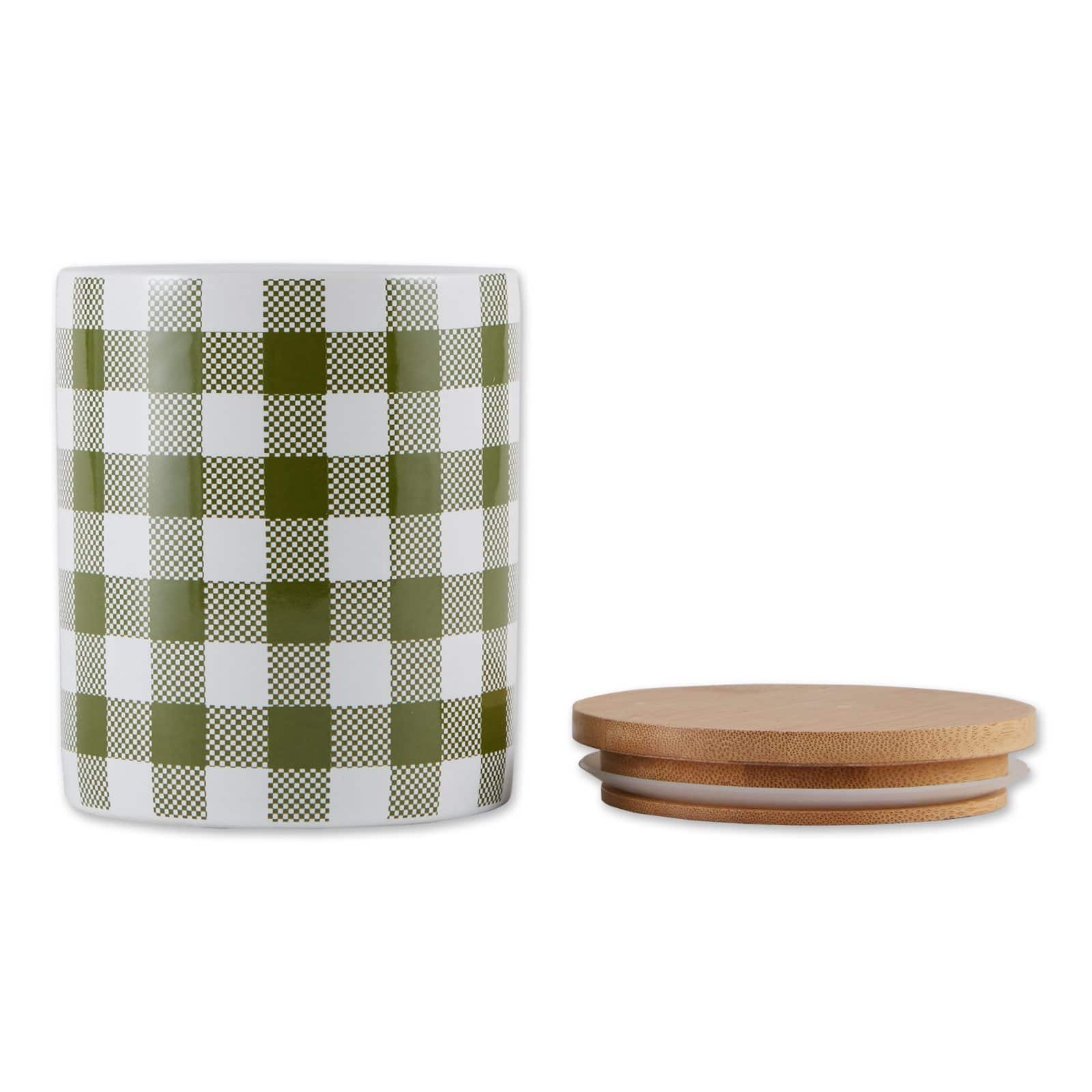 DII&#xAE; Buffalo Check Ceramic Canister Set