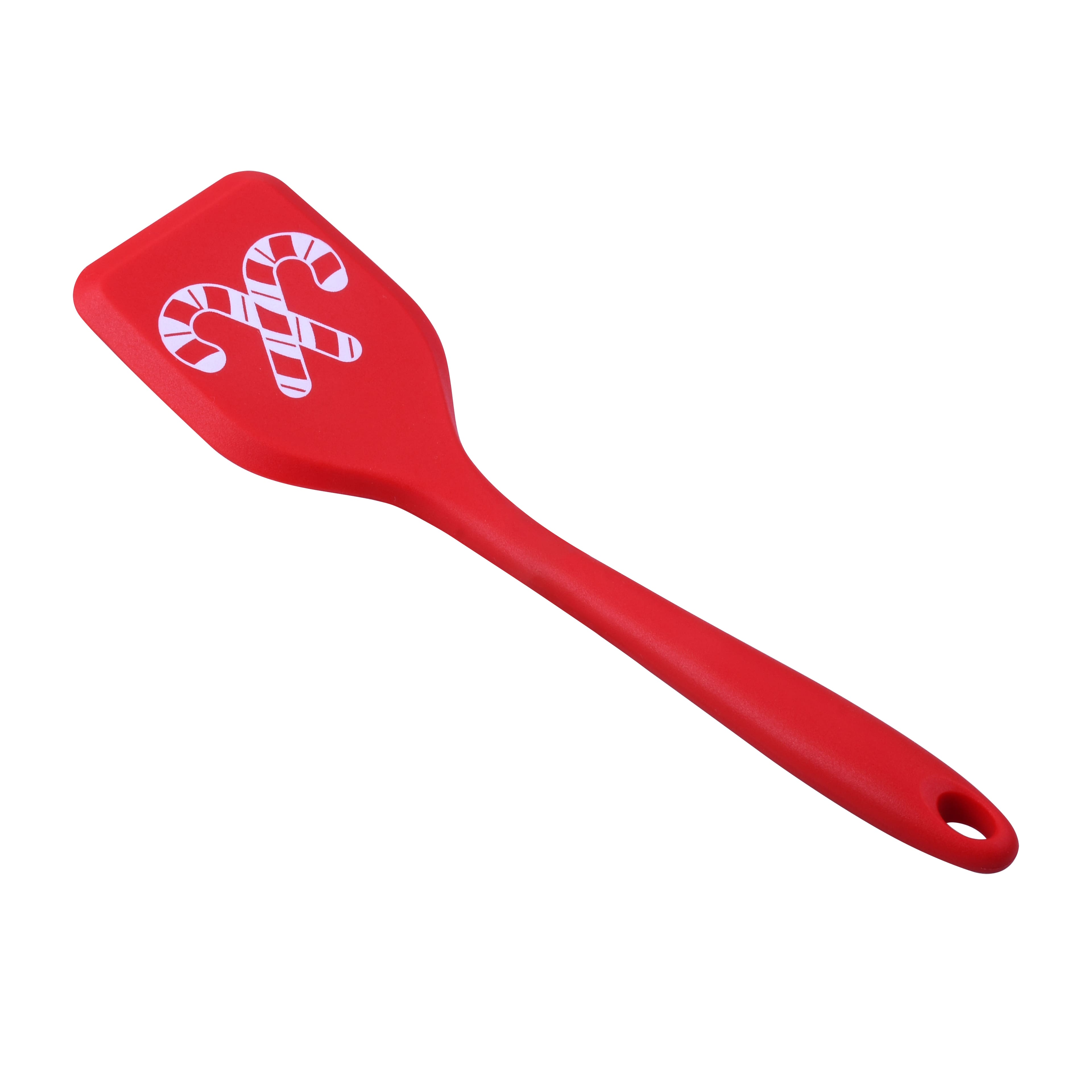 8&#x22; Red Candy Cane Mini Silicone Turner by Celebrate It&#xAE;