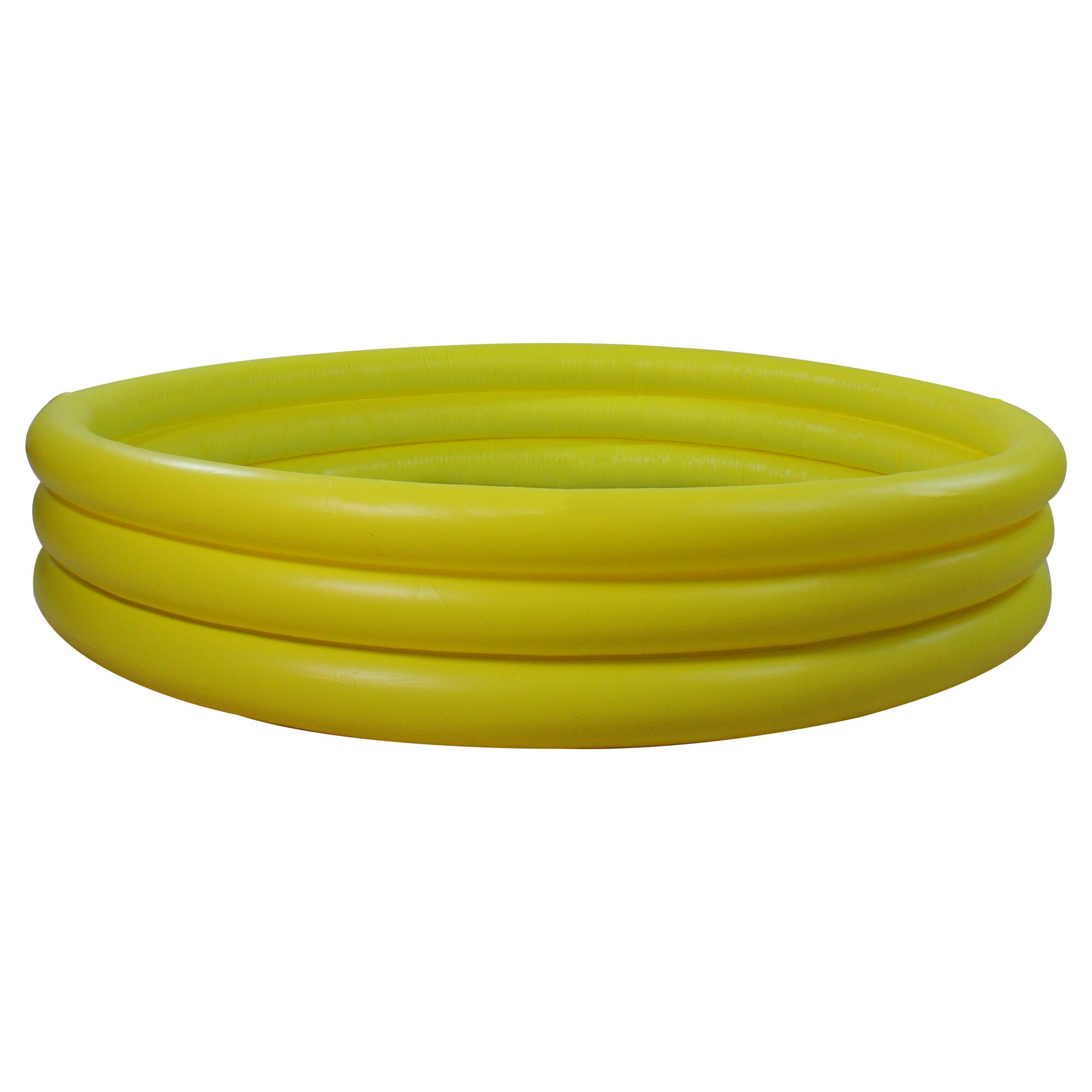 Pool Central&#xAE; 48&#x22; Yellow and Blue Round Inflatable Children&#x27;s Swimming Pool