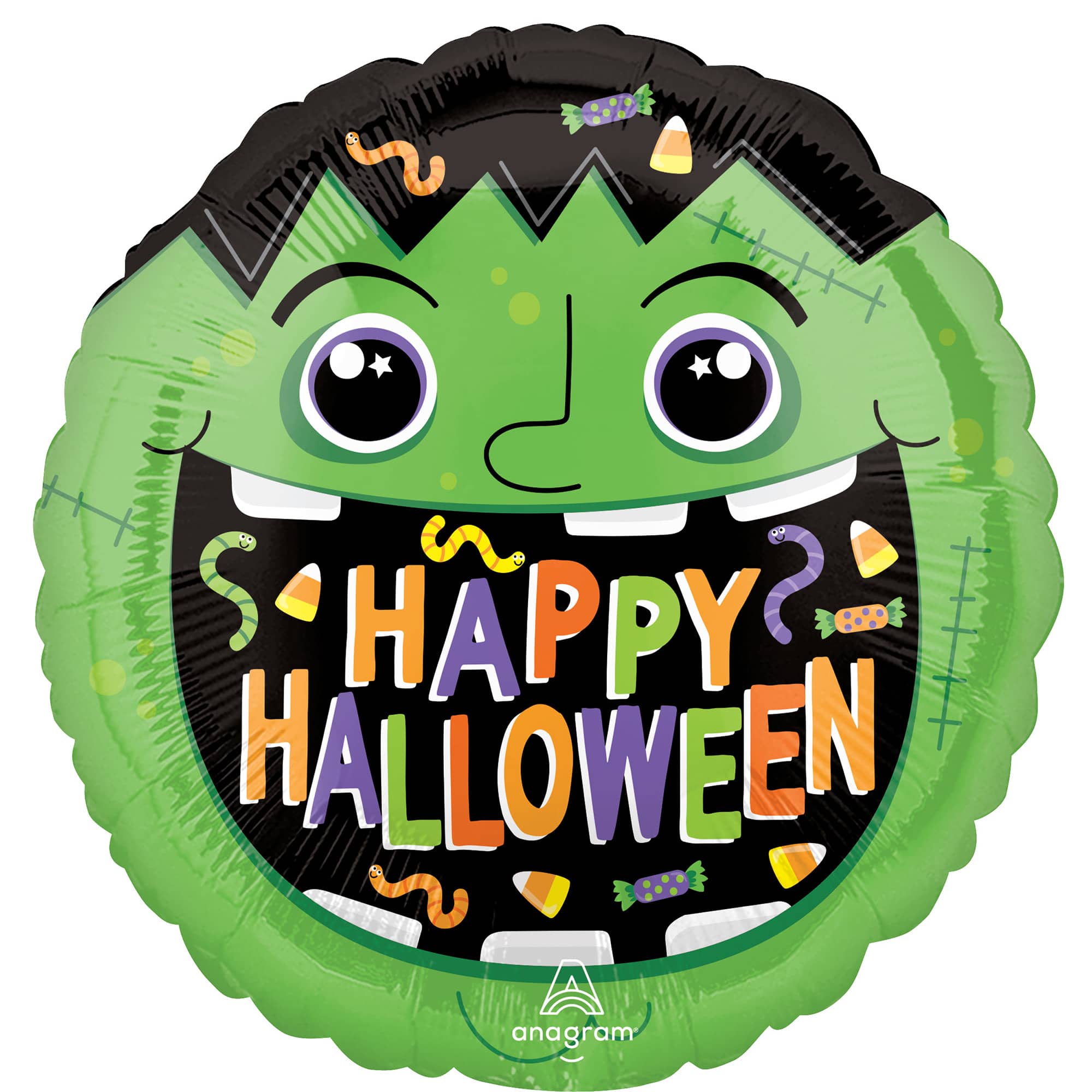17&#x22; Haunted Manor Monster Foil Balloon
