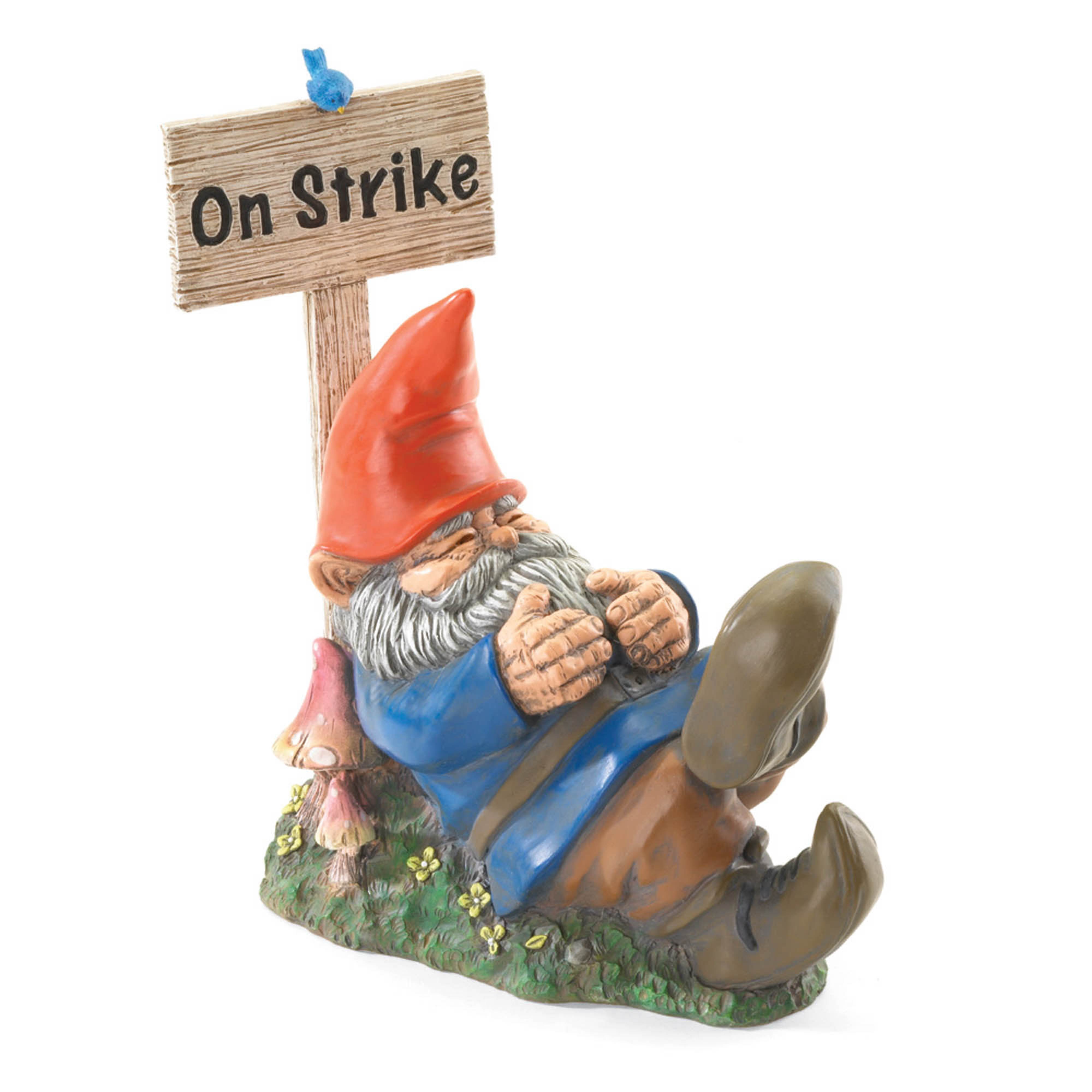 9.5&#x22; On Strike Garden Gnome
