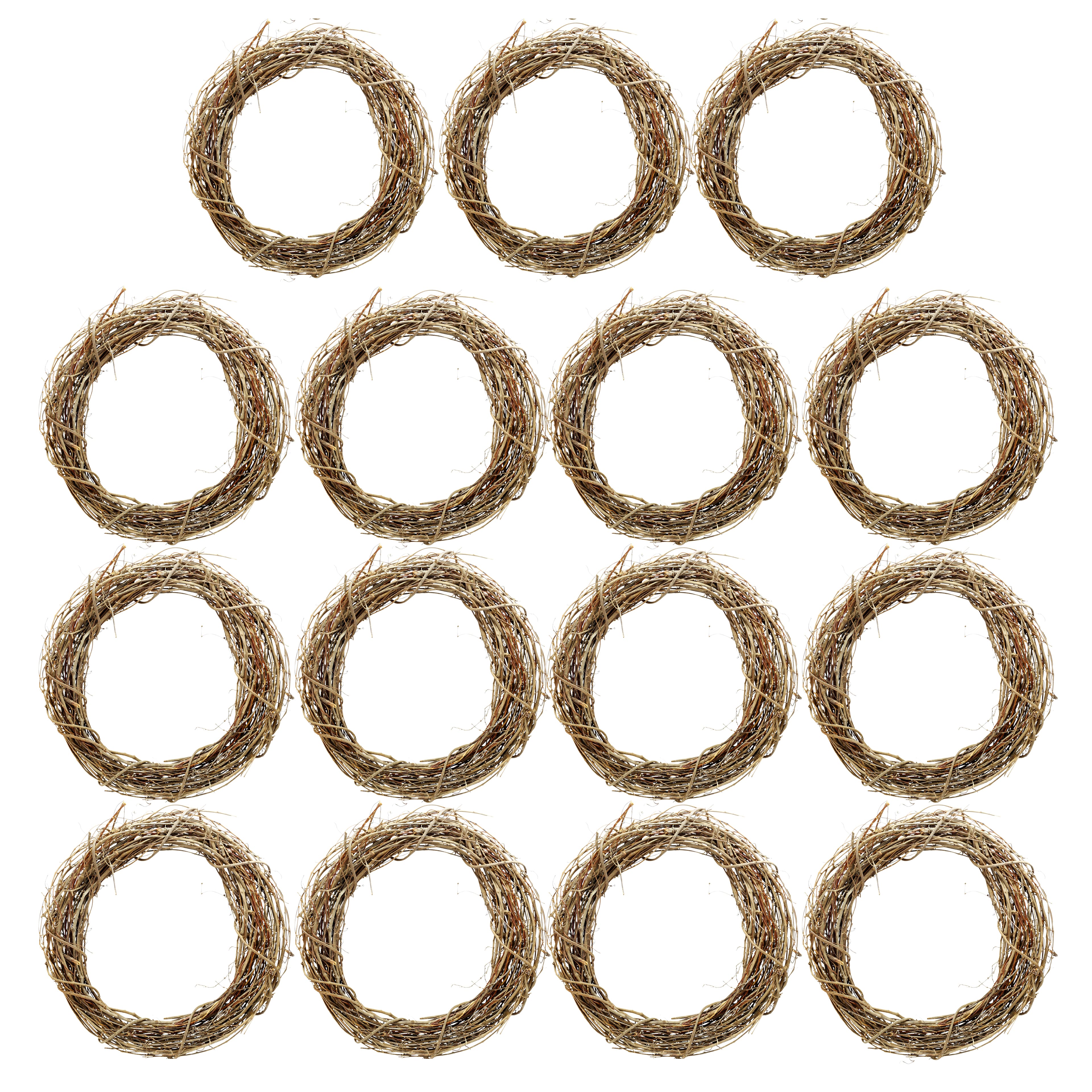 15 Pack: 18" Grapevine Wreath by Ashland®