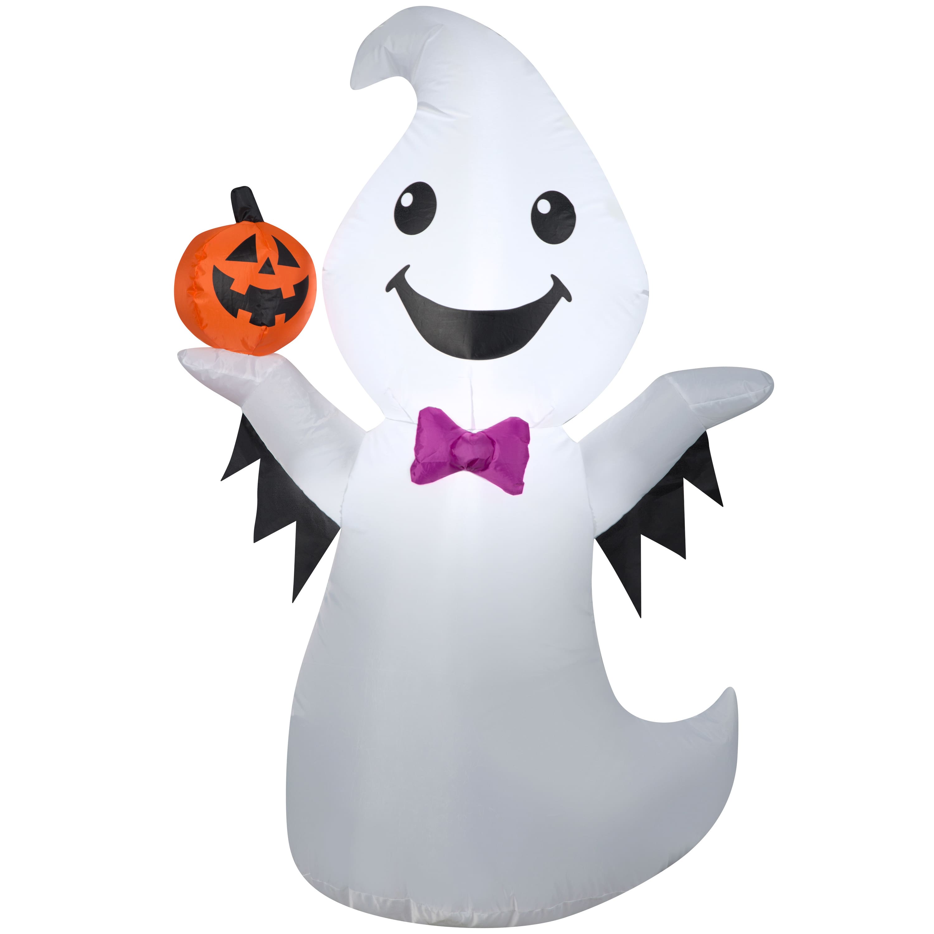 4ft. Airblown® Inflatable Cute Ghost with Small Pumpkin | Michaels