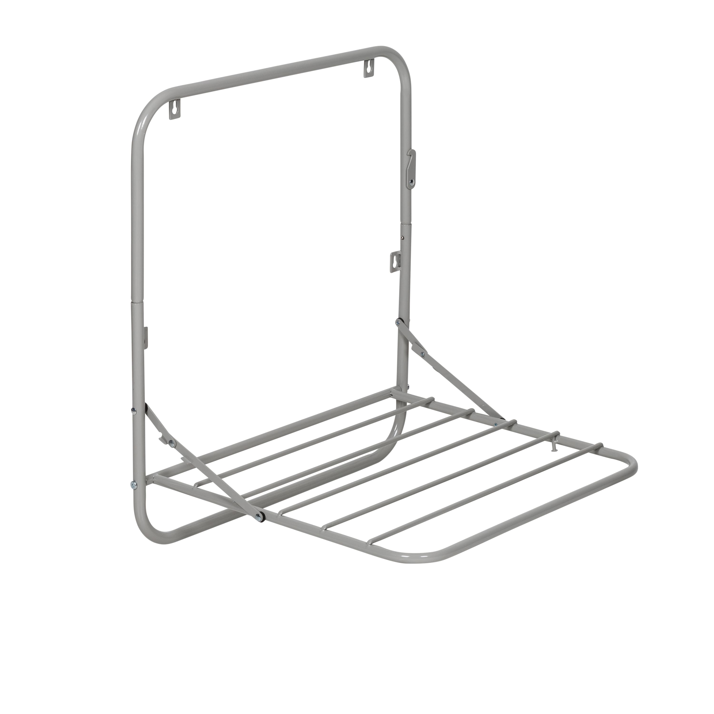 Honey Can Do Gray Collapsible Wall-Mounted Clothes Drying Rack