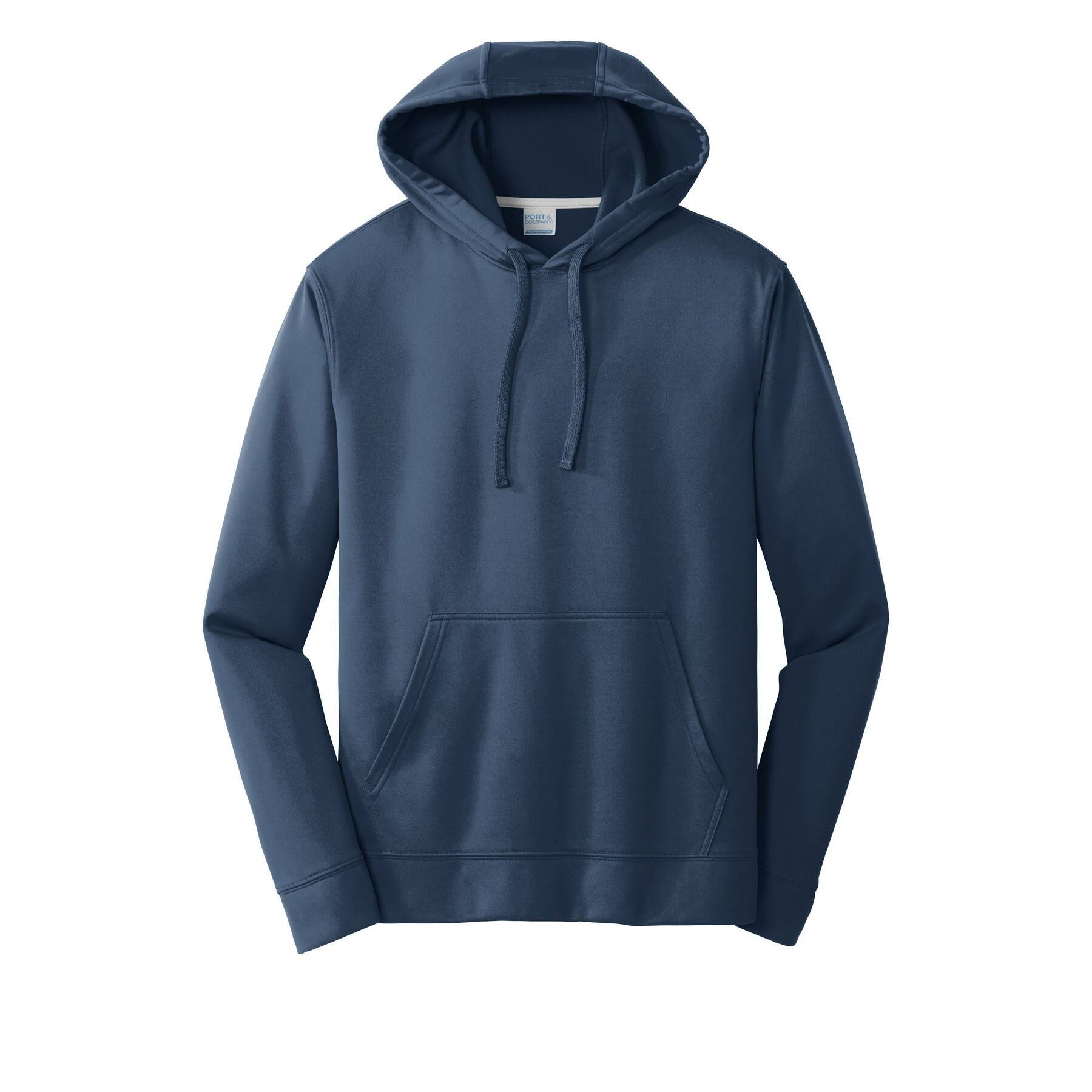 Port & Company® Performance Fleece Pullover Hooded Adult Sweatshirt