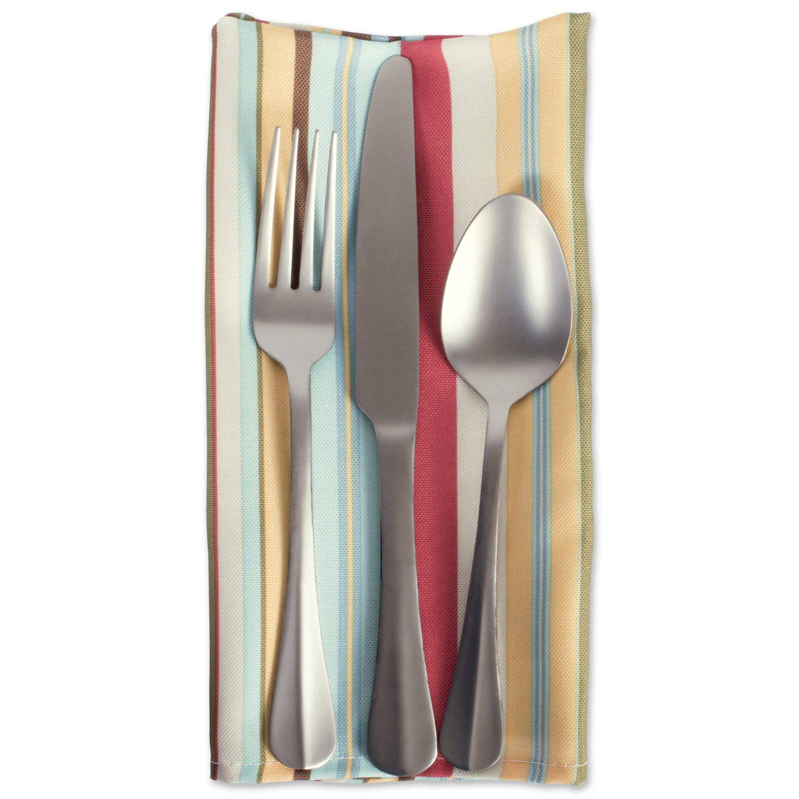 DII® Summer Stripe Outdoor Napkin, 6ct.