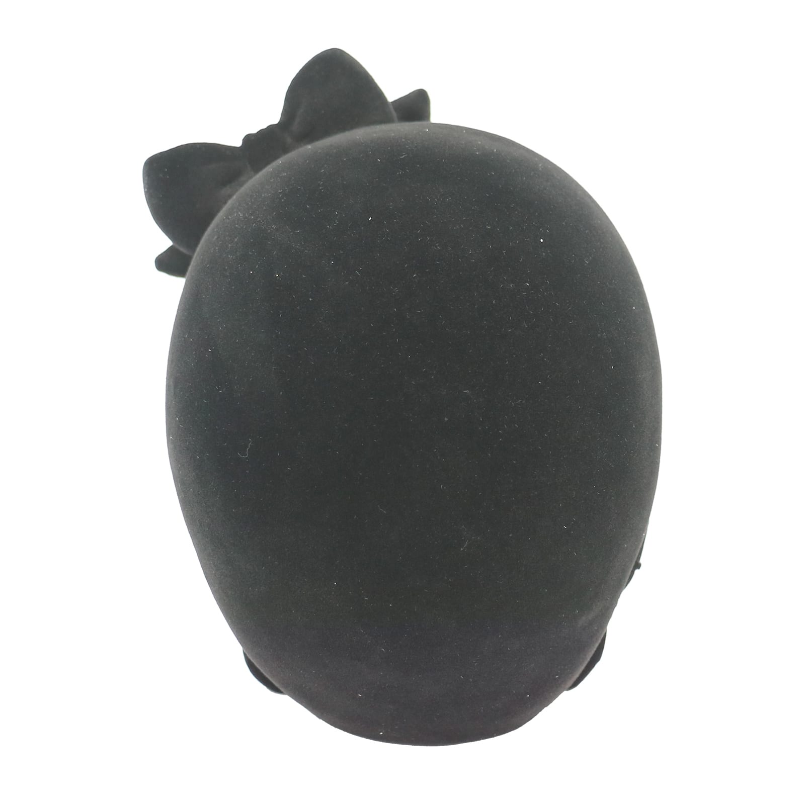 7.25&#x22; Black Flocked Skull Tabletop D&#xE9;cor by Ashland&#xAE;