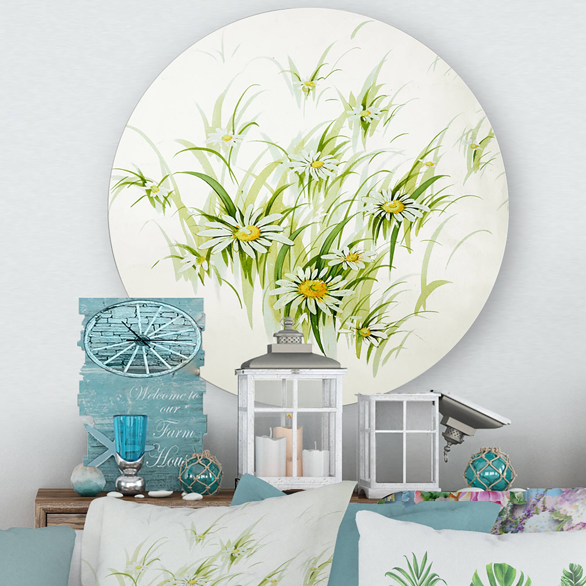 Designart - Retro Drawing of Flowers I