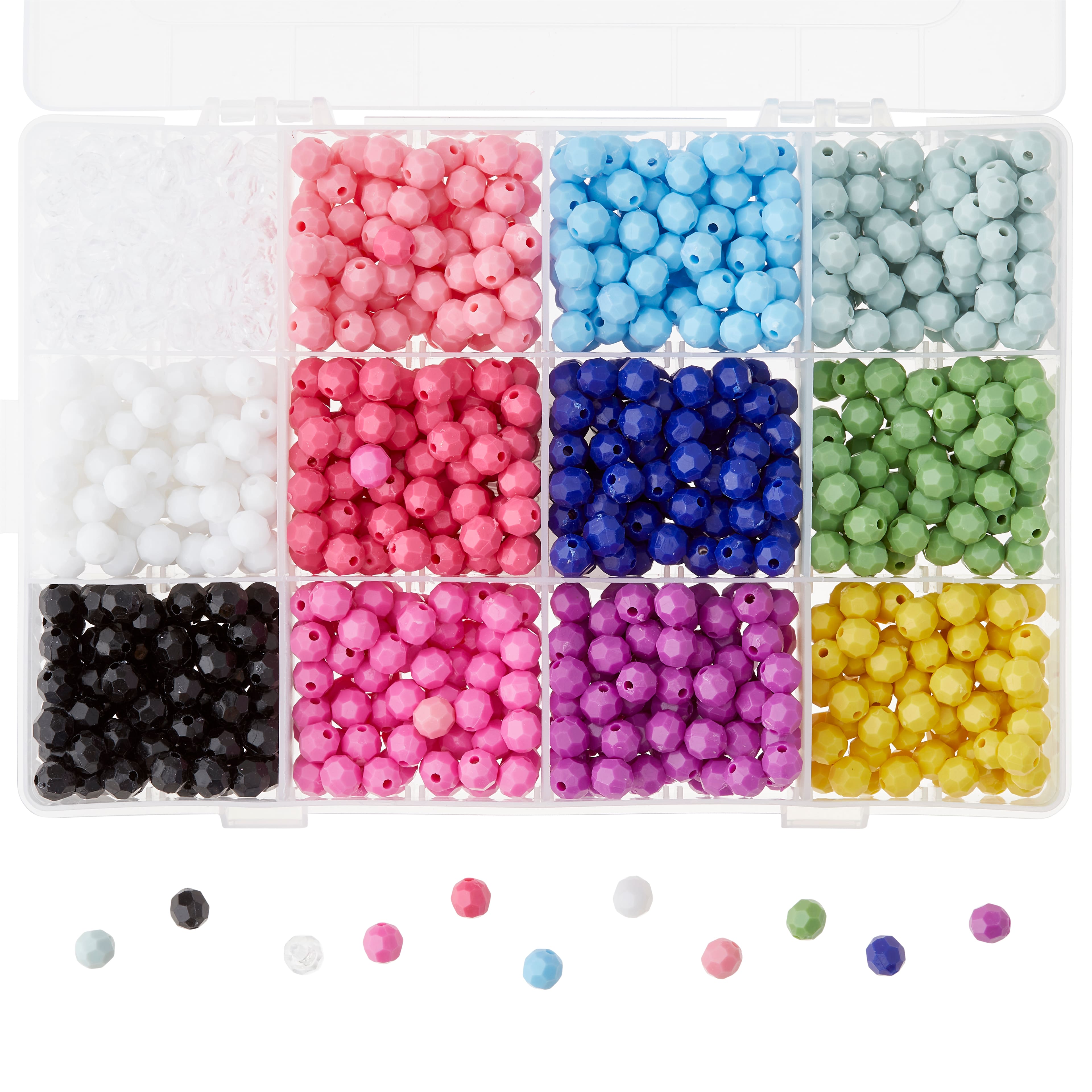 6 Pack: Round Crafting Beads Set by Bead Landing&#x2122;