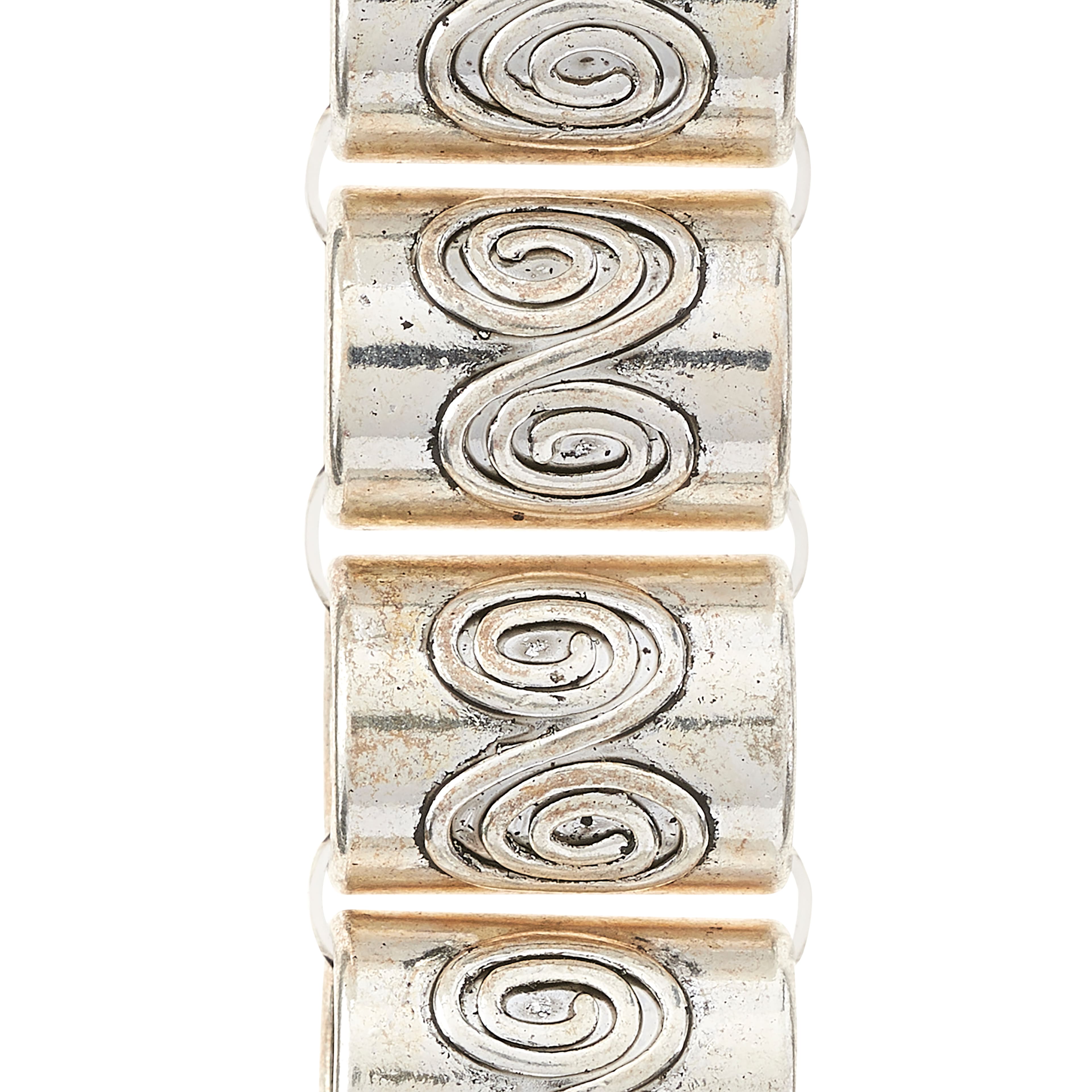 Antique Silver Metal Tube Beads, 14mm by Bead Landing™