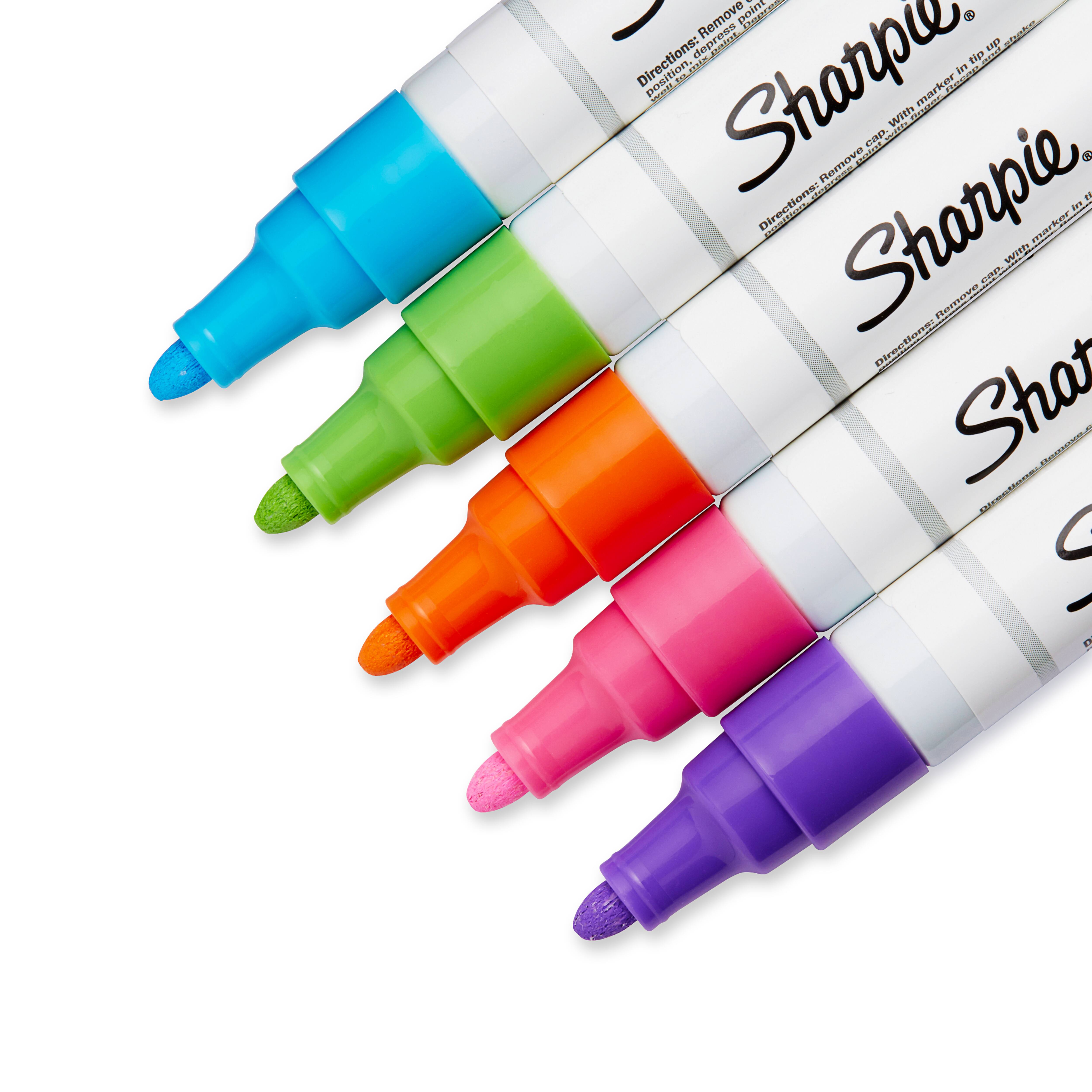 Sharpie® Oil-Based Paint Markers, Medium Point Fashion Set