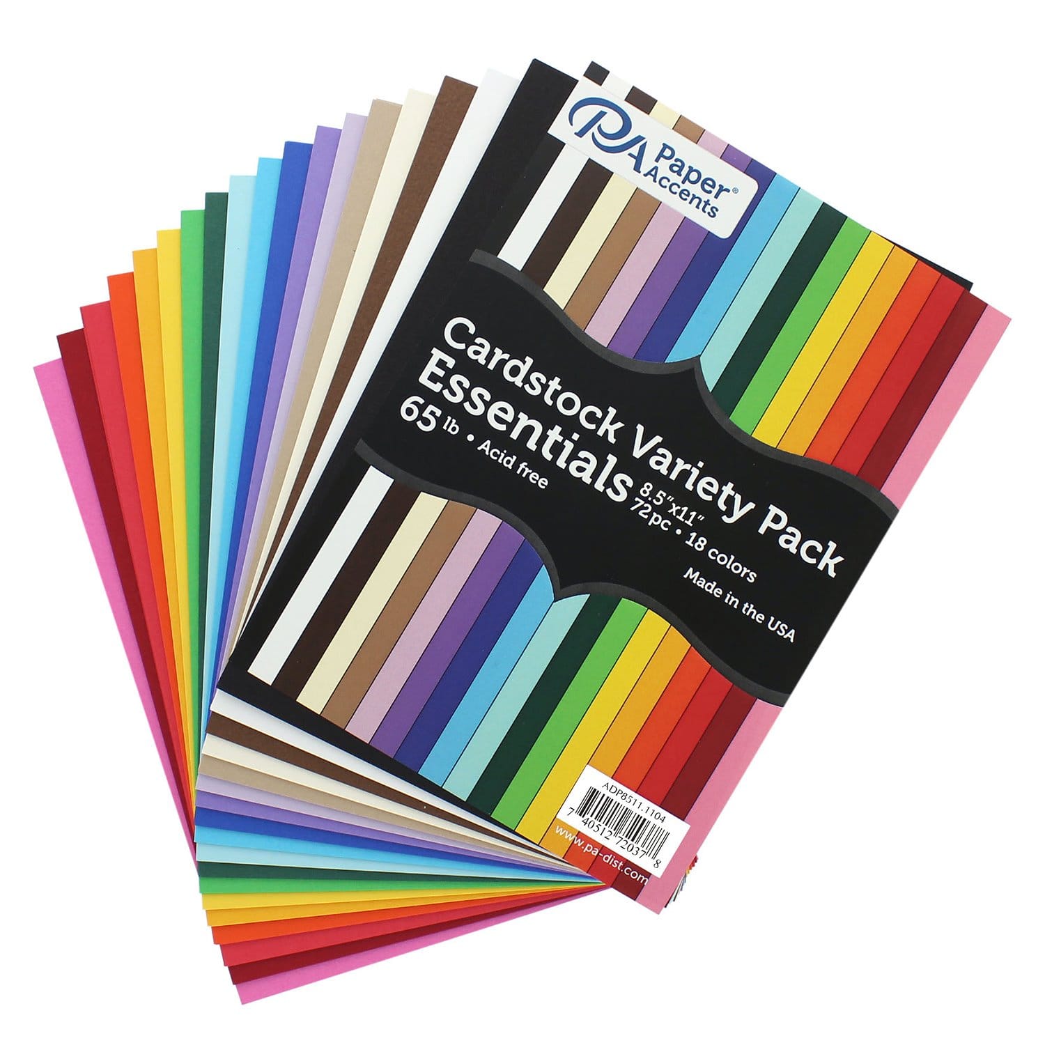 8.5 x 11 Everyday Essentials Cardstock Paper Pack 180ct by Park Lane