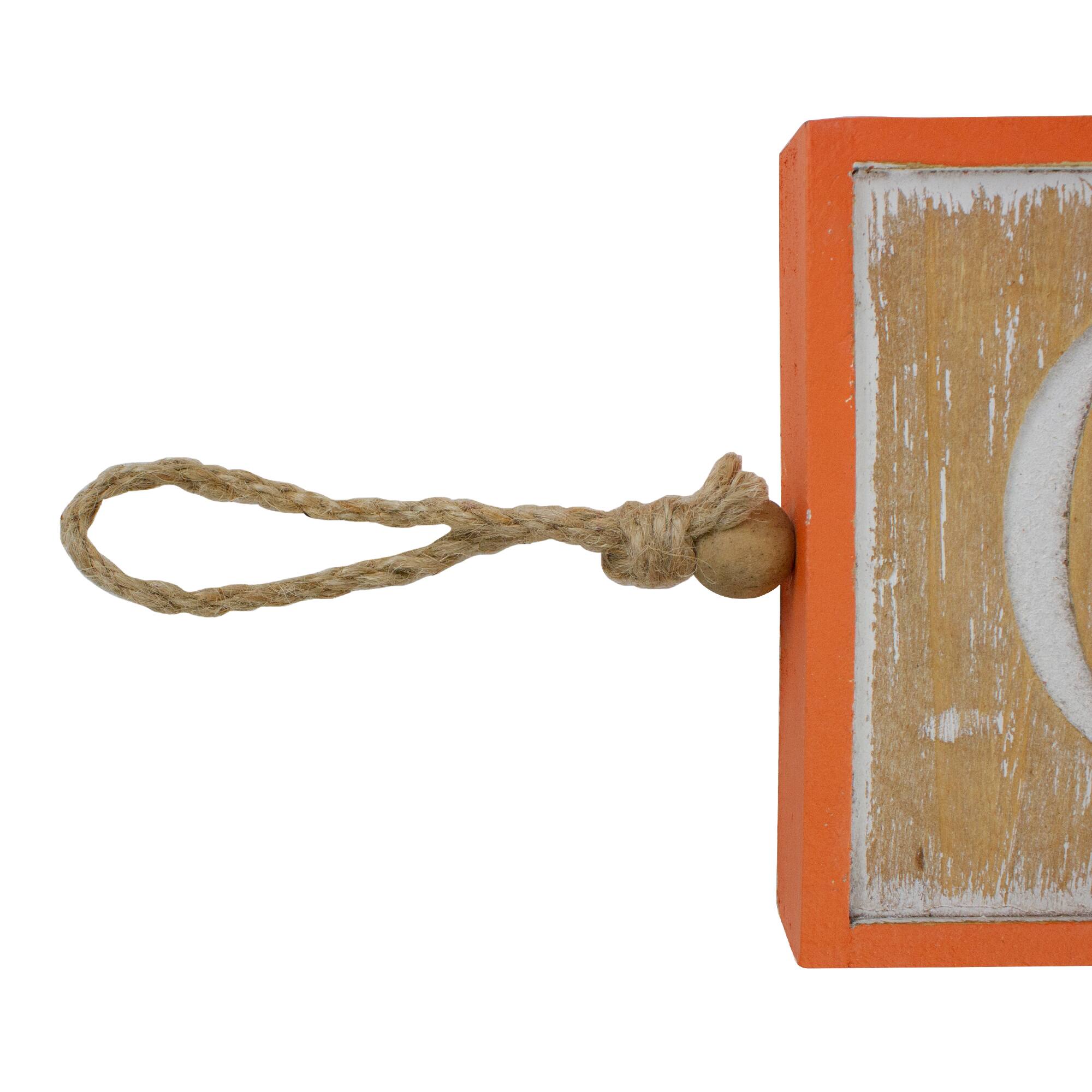 27.5&#x22; Distressed BOO Halloween Decorative Hanging Banner