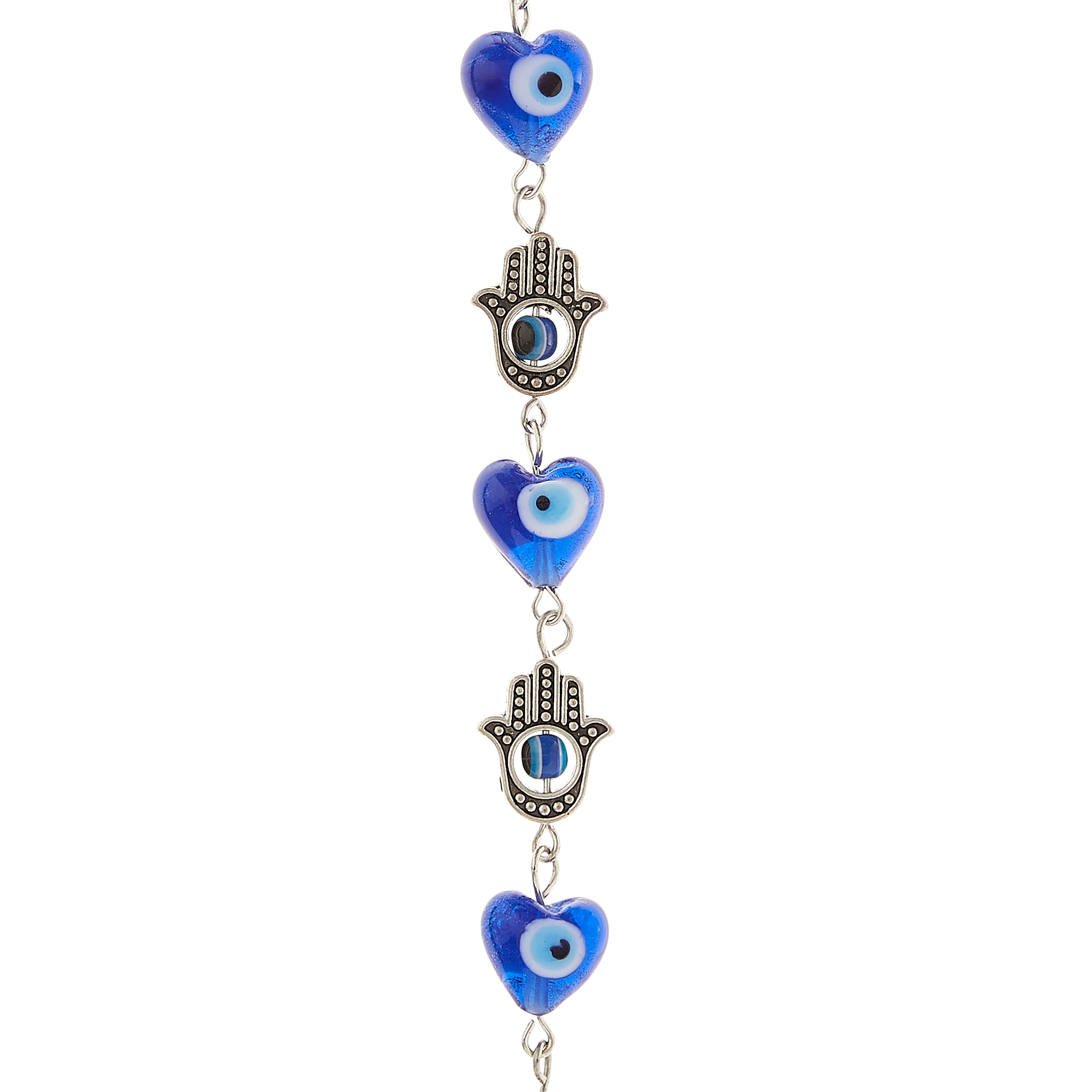 12 Pack: Blue & Silver Hand of Peace Charms by Bead Landing™