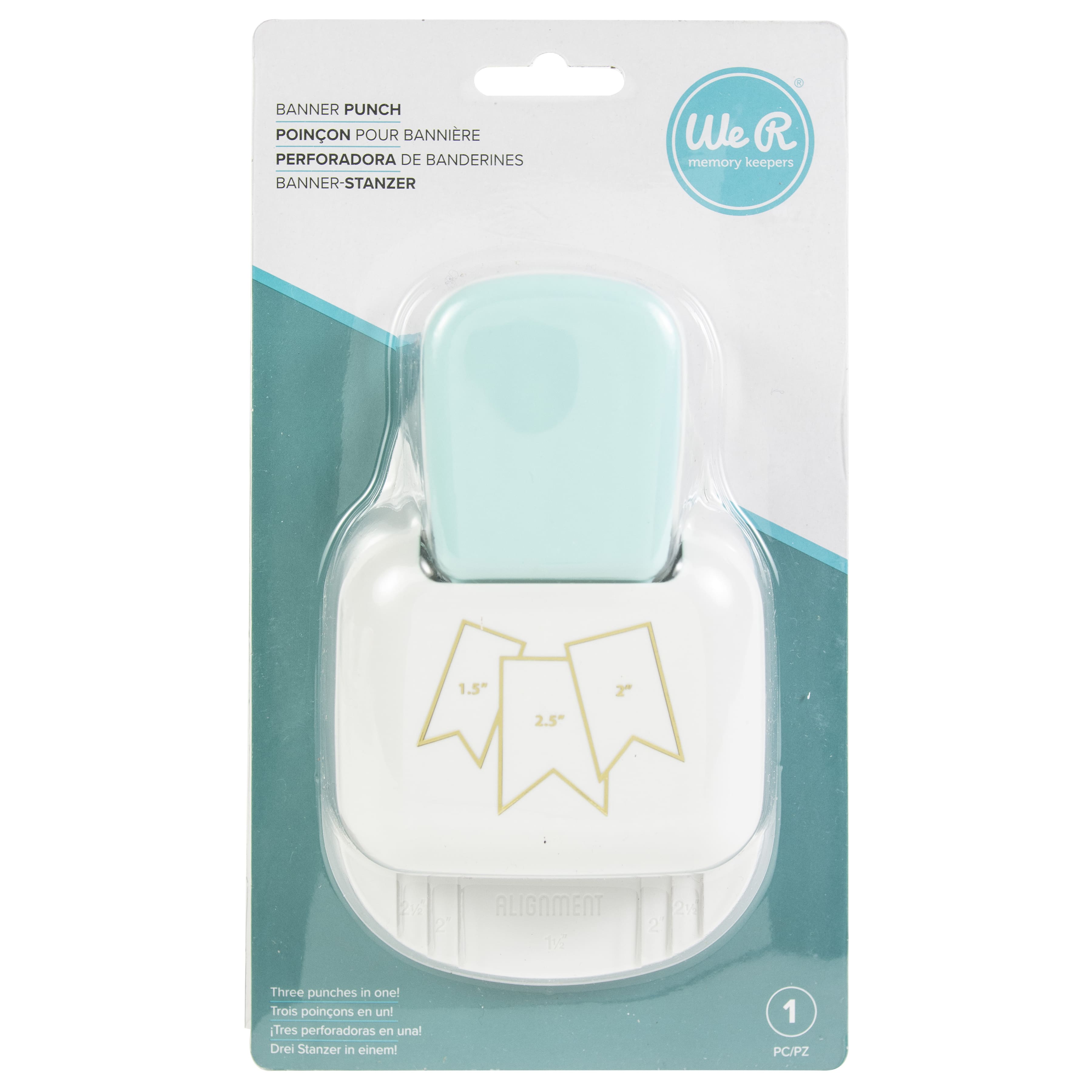 We R Memory Keepers® 3-in-1 Banner Tag Punch
