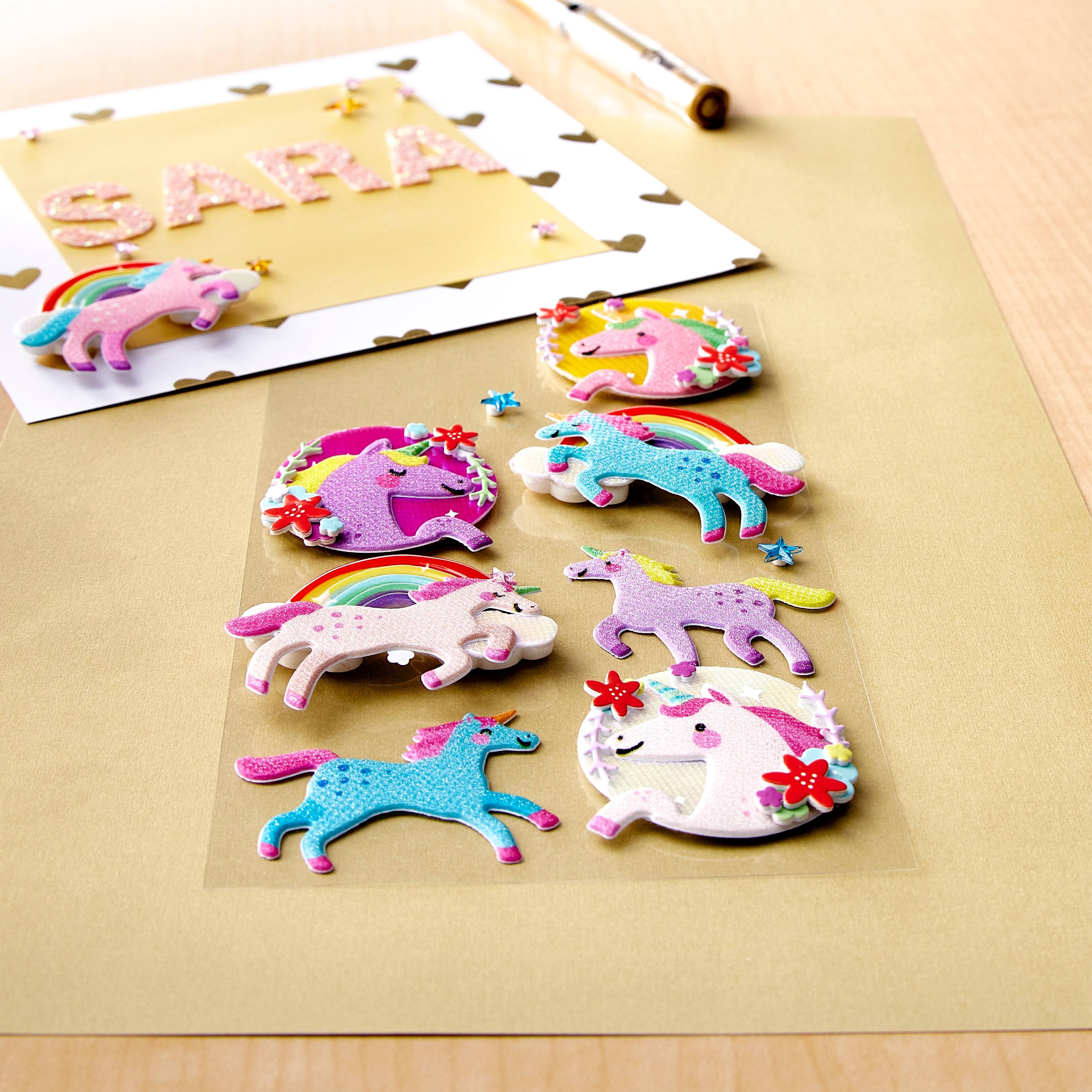 12 Pack: Unicorn Stickers by Recollections™