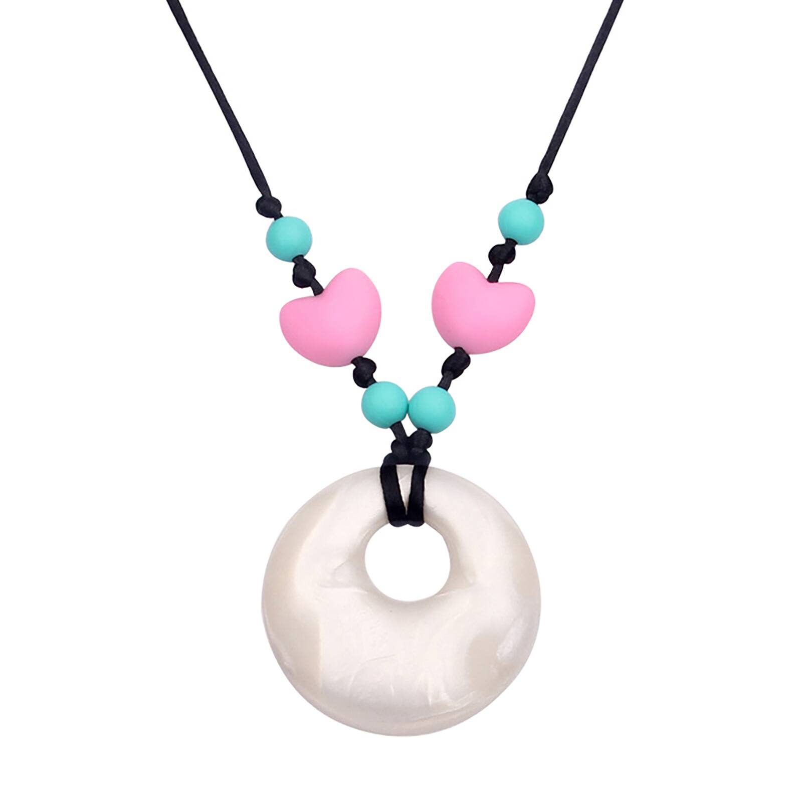 Stylish teething necklace for hot sale mom