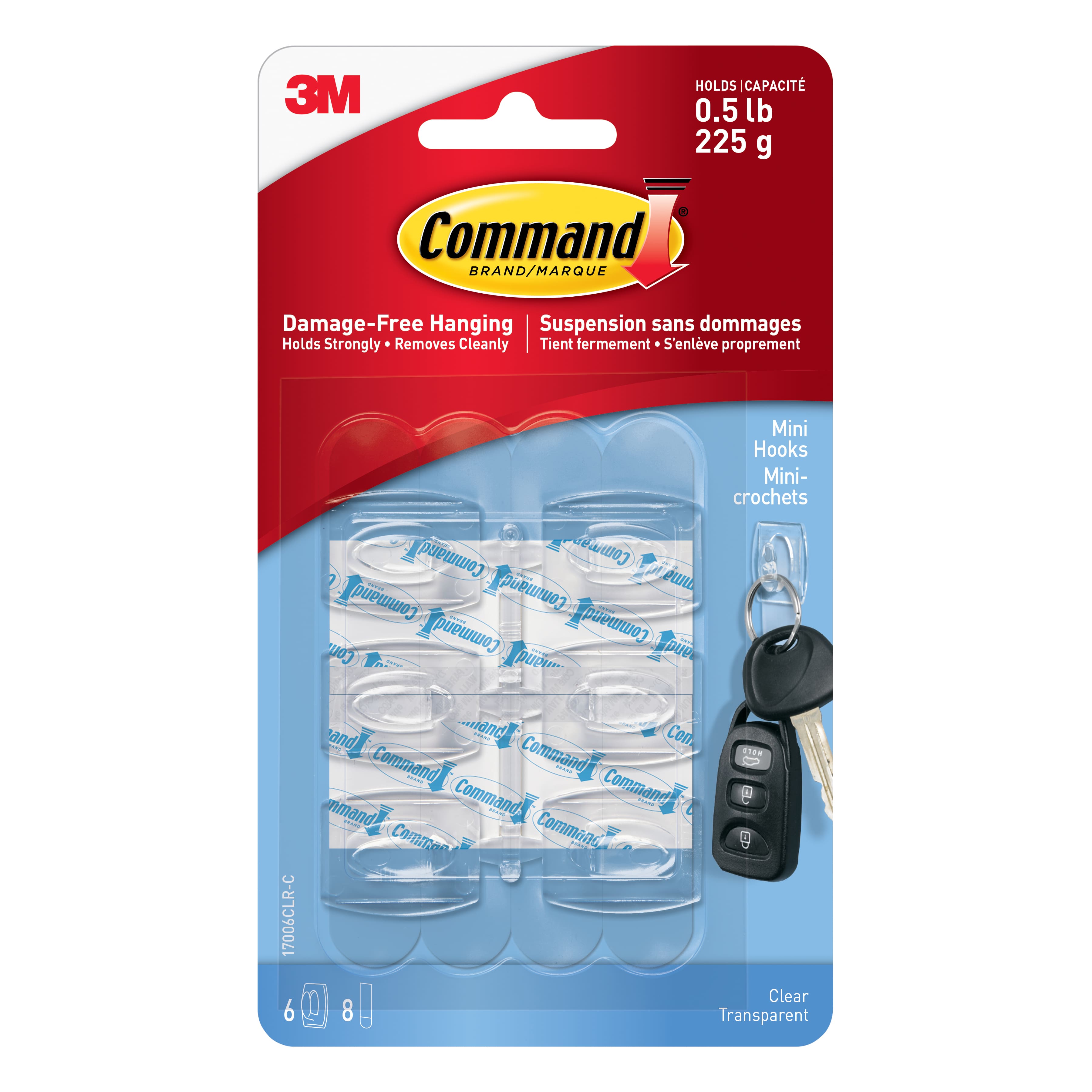 12 Packs: 6 ct. (72 total) Command&#x2122; Mini Hooks