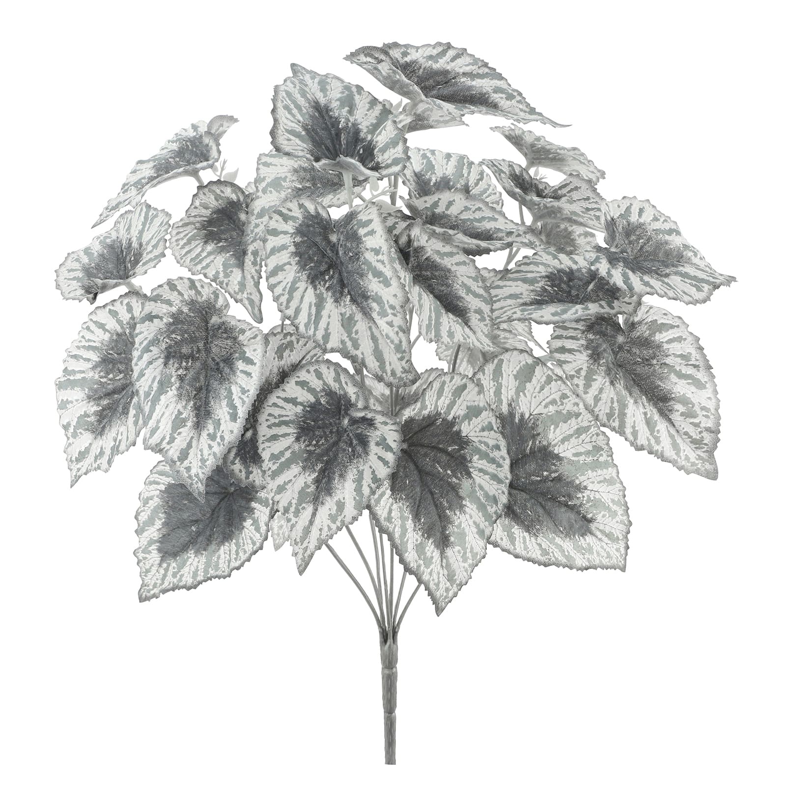 18&#x22; Gray &#x26; White Leaf Halloween Bush by Ashland&#xAE;