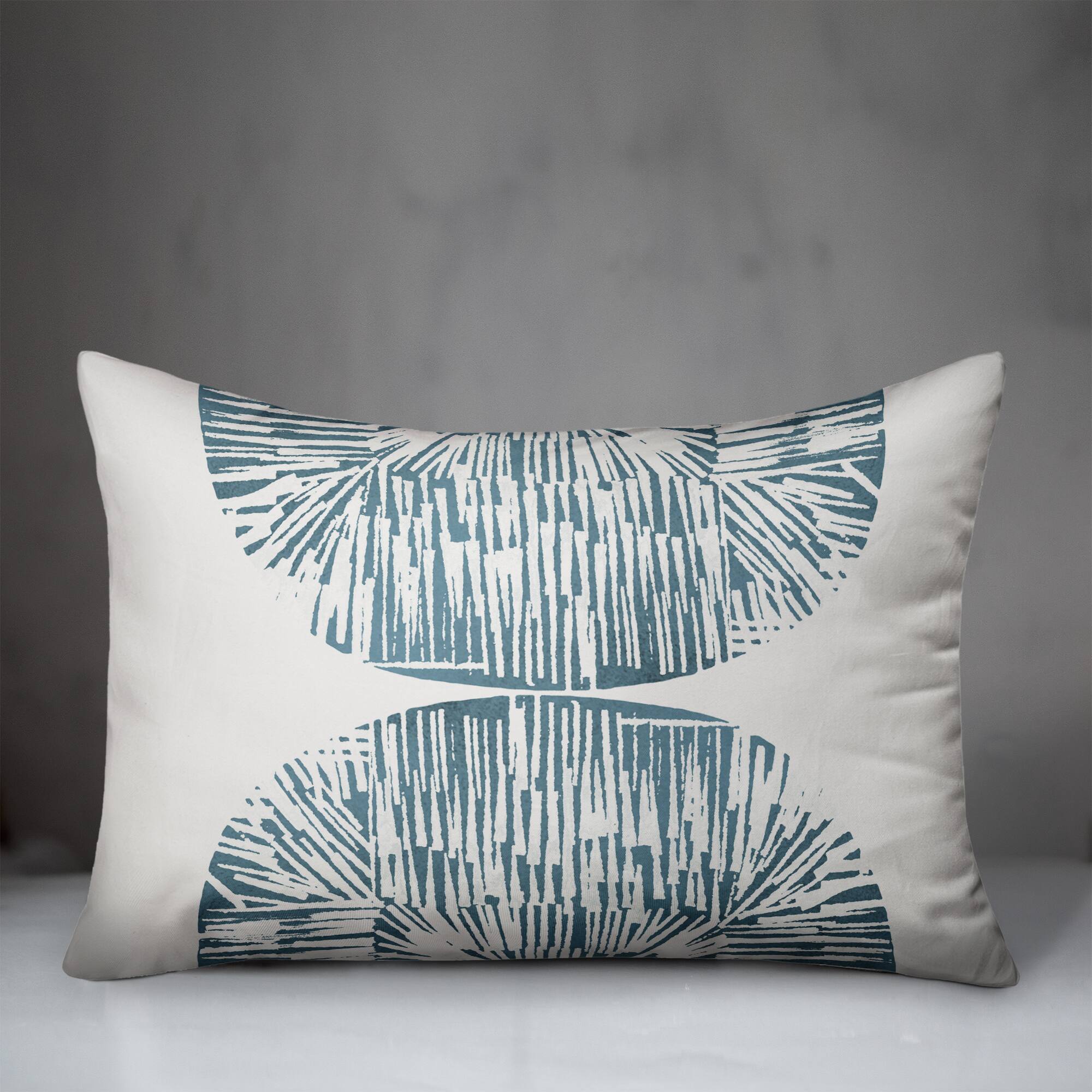 Abstract Shell Shape Throw Pillow