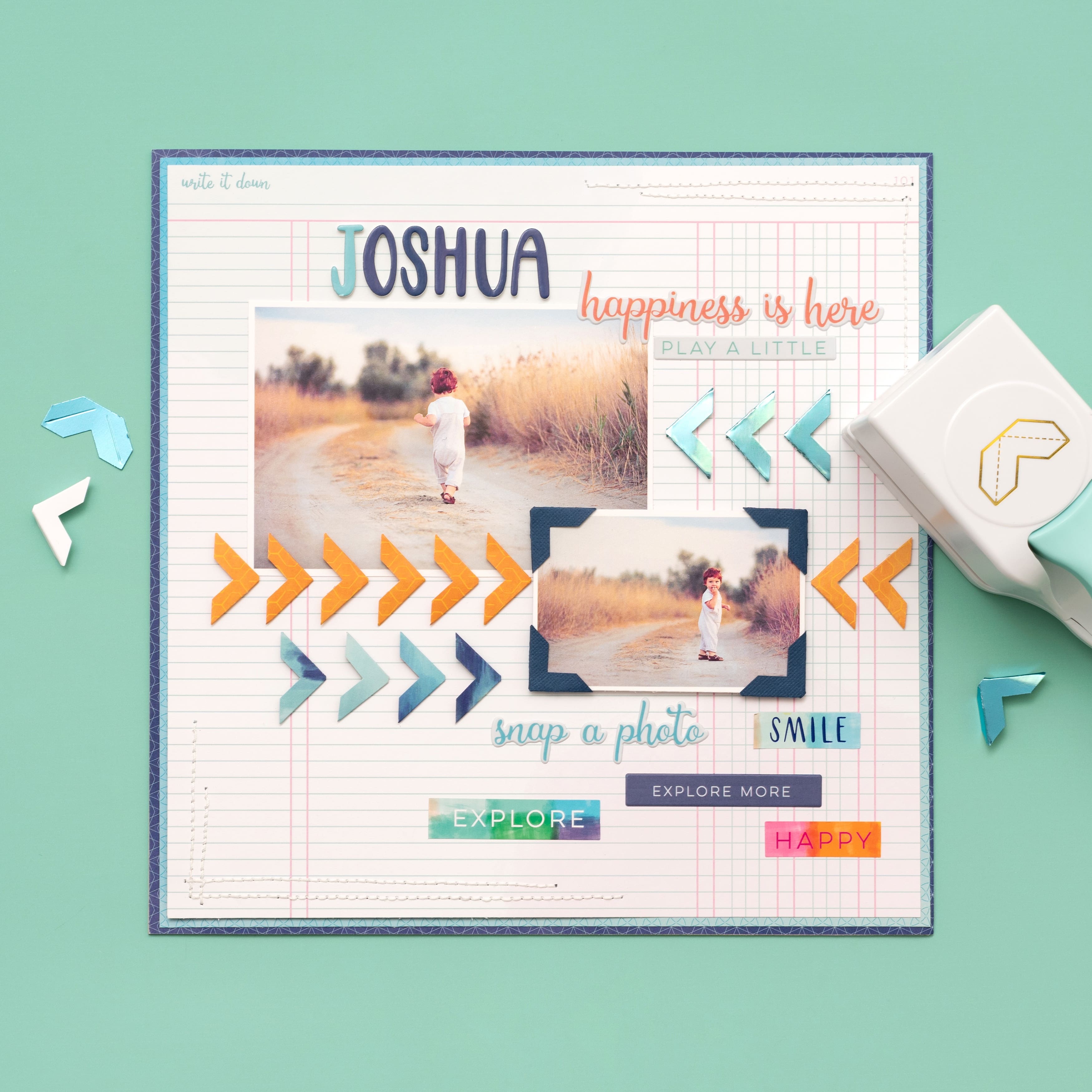 We R Memory Keepers® Embossing Punch – 1" Photo Corners