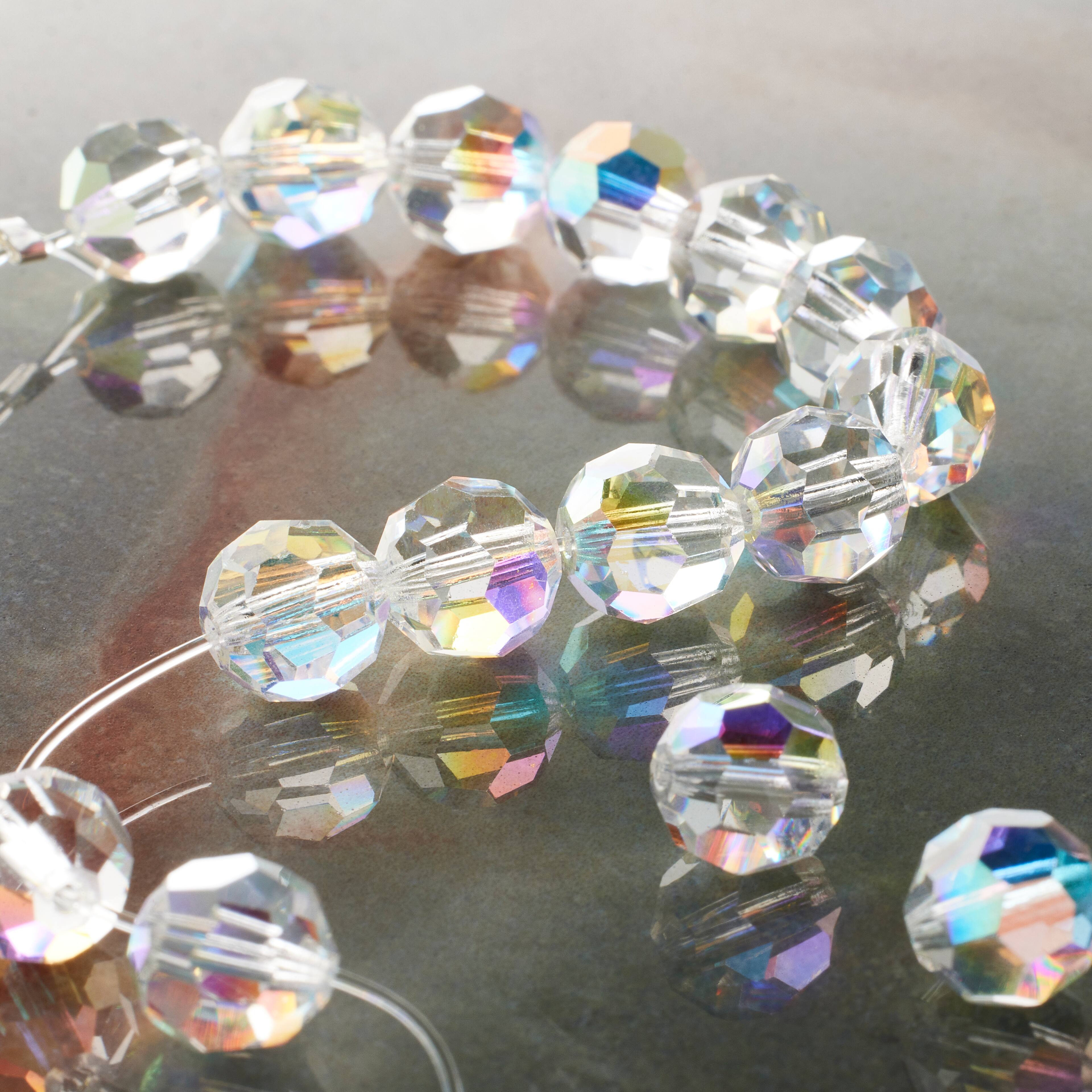 6 Pack: Preciosa Glass Crystal Round Beads, 8mm by Bead Landing™
