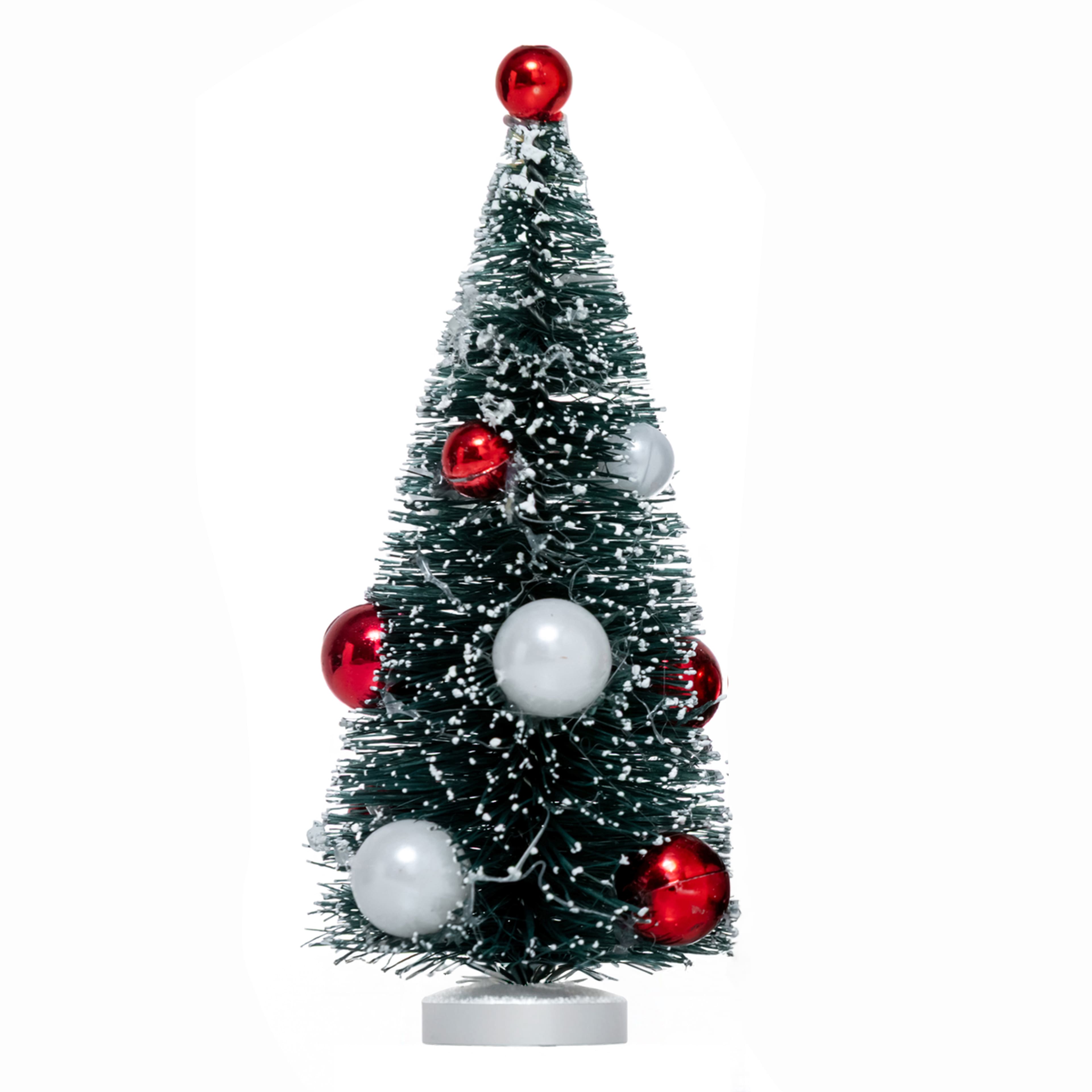 Mini Red &#x26; White Ornament Trees, 2ct. by Ashland&#xAE;