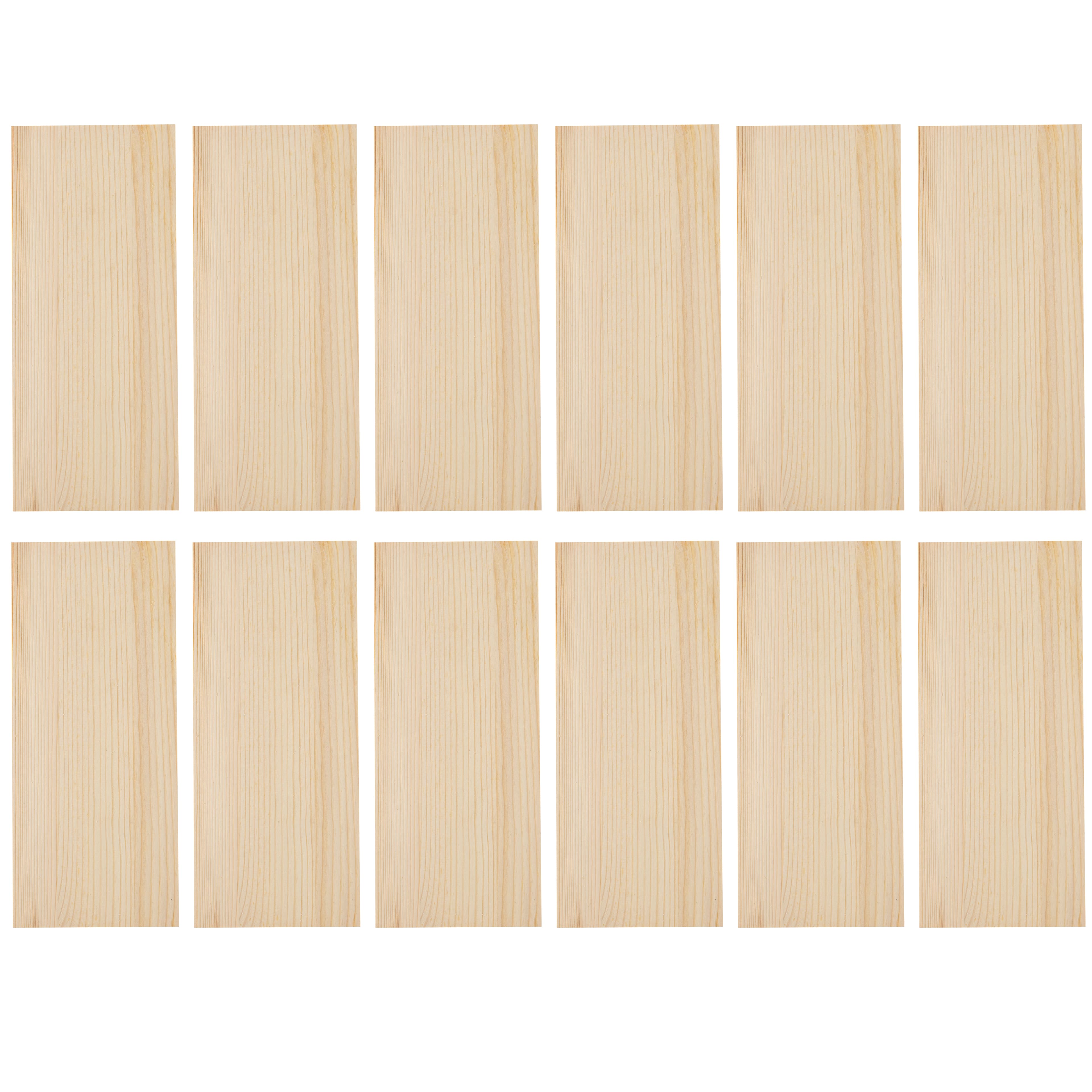 12 Pack: 12&#x22; Pine Craft Wood by Make Market&#xAE;