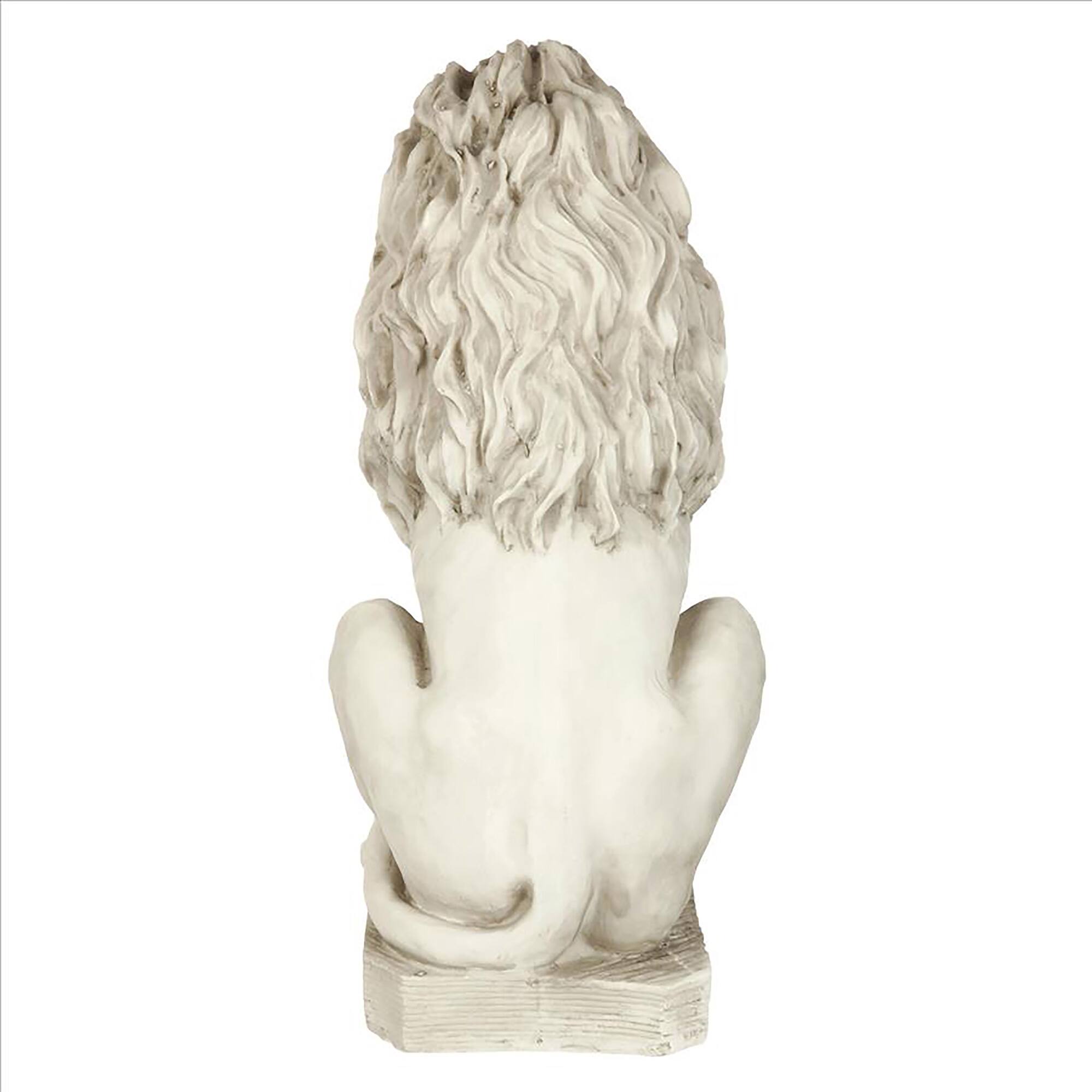 Design Toscano 21&#x22; Mansfield Manor Lion Sentinel Statue