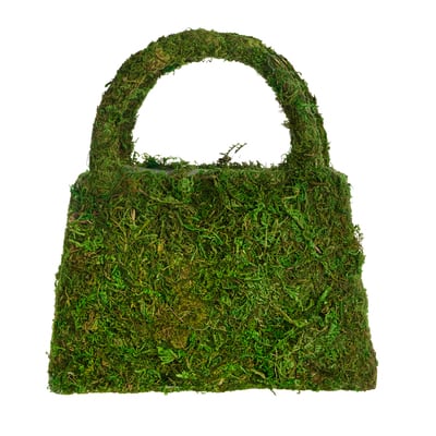 8.8" Decorative Moss Purse by Ashland® image