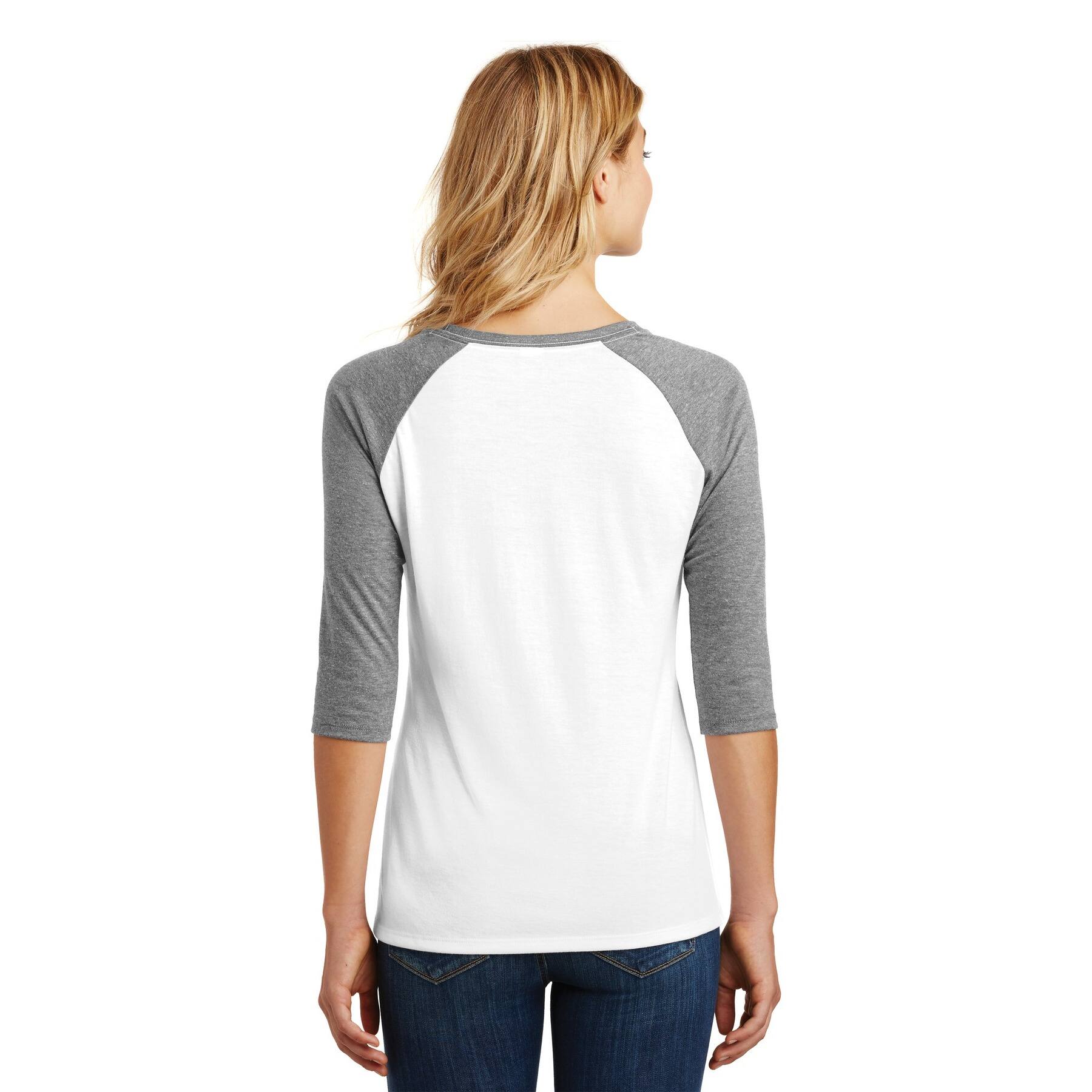 District® Women's Perfect Tri® 3/4-Sleeve Raglan Adult T-Shirt