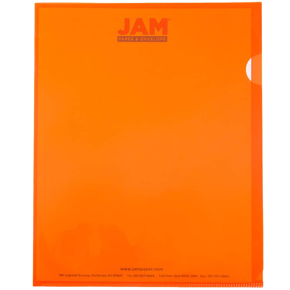 JAM Paper 9" x 11.5" Plastic Sleeve Page Protectors, 120ct.