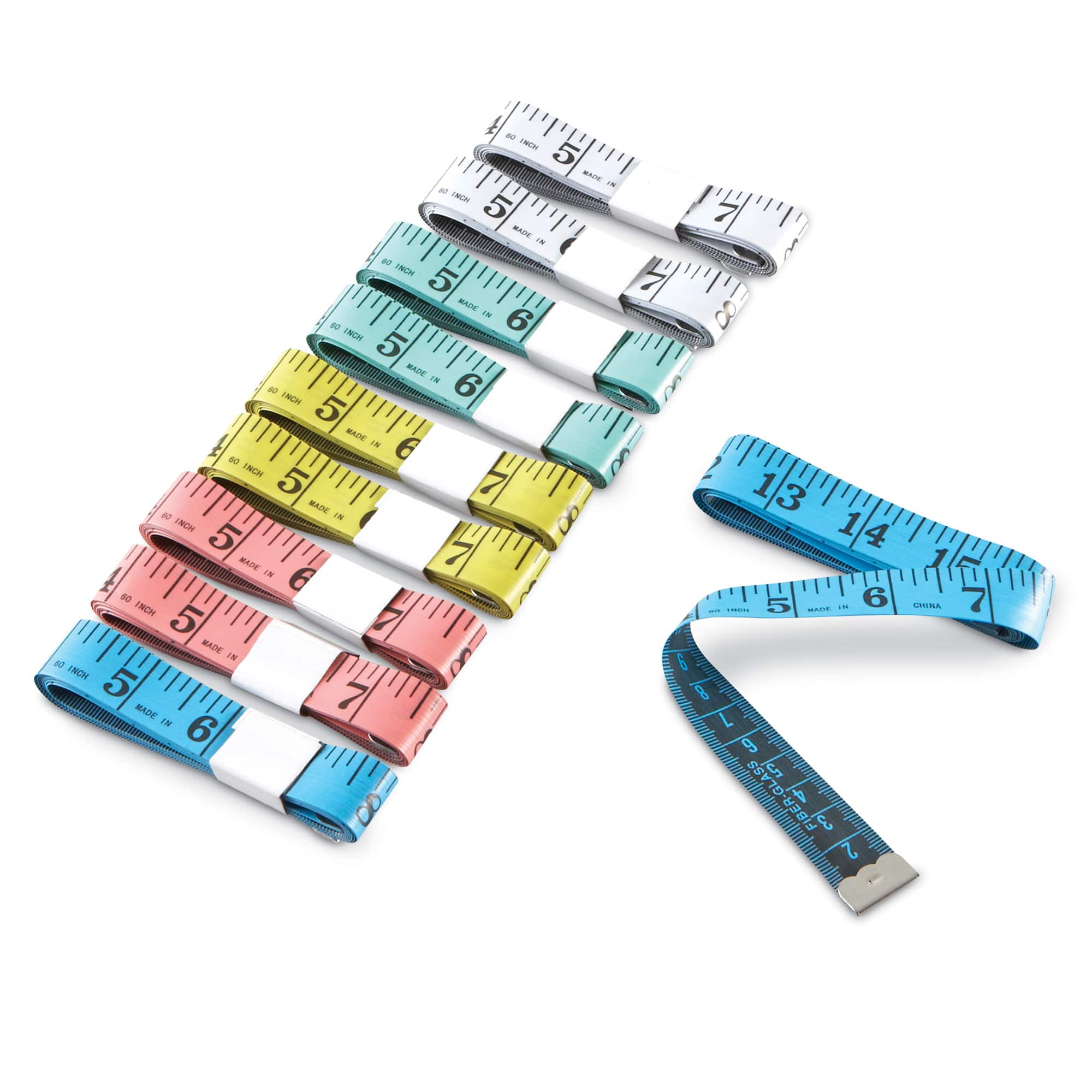 Tape Measure for Sewing, 60-Inch (Assorted colors)