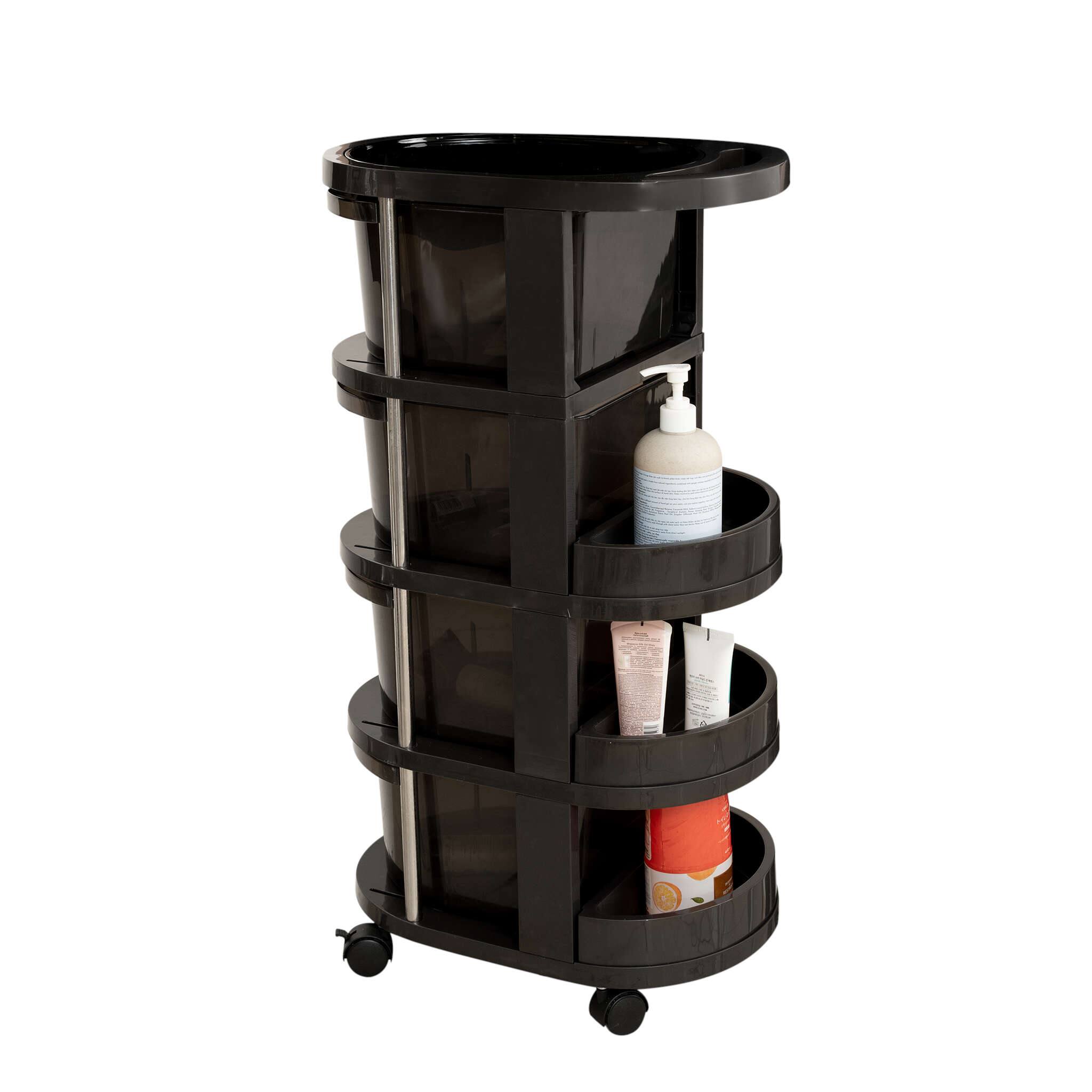 Chariot de rangement rond en plastique de Simply Tidy®