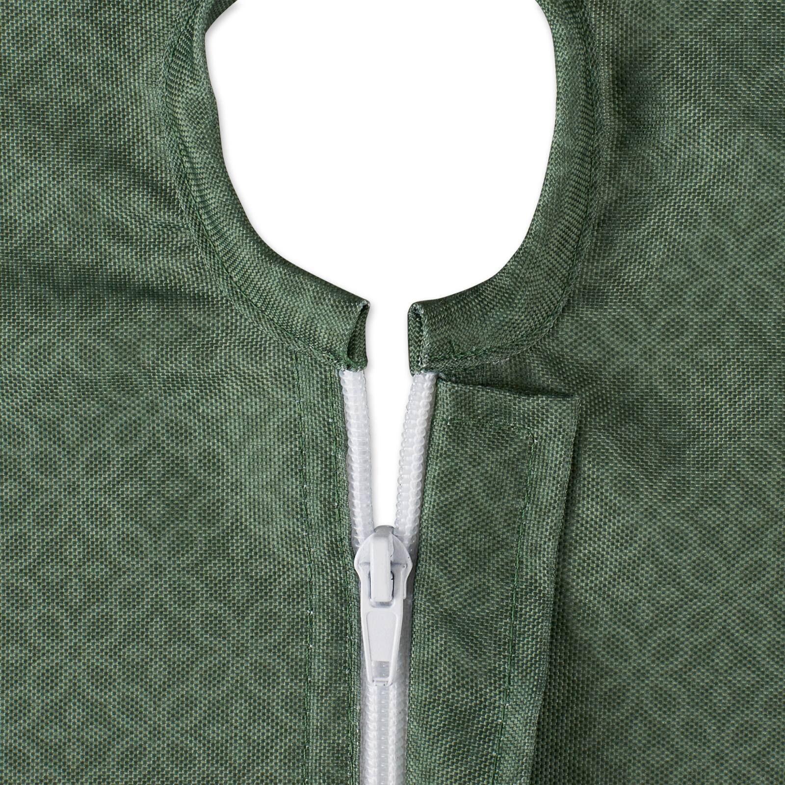 Artichoke Tonal Lattice Print Outdoor Tablecloth With Zipper 60" Round