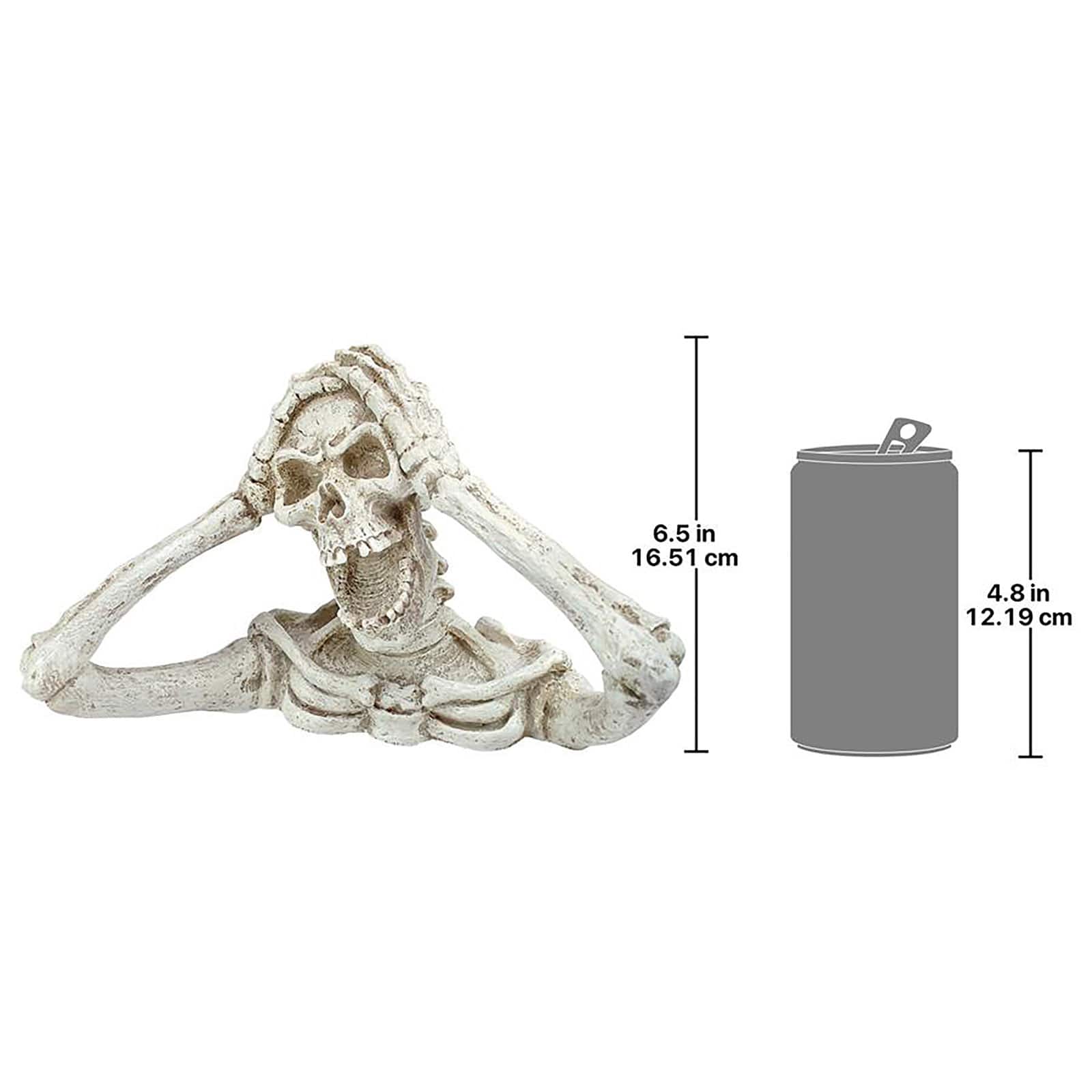 Design Toscano 6.5&#x22; Shriek the Skeleton Statue
