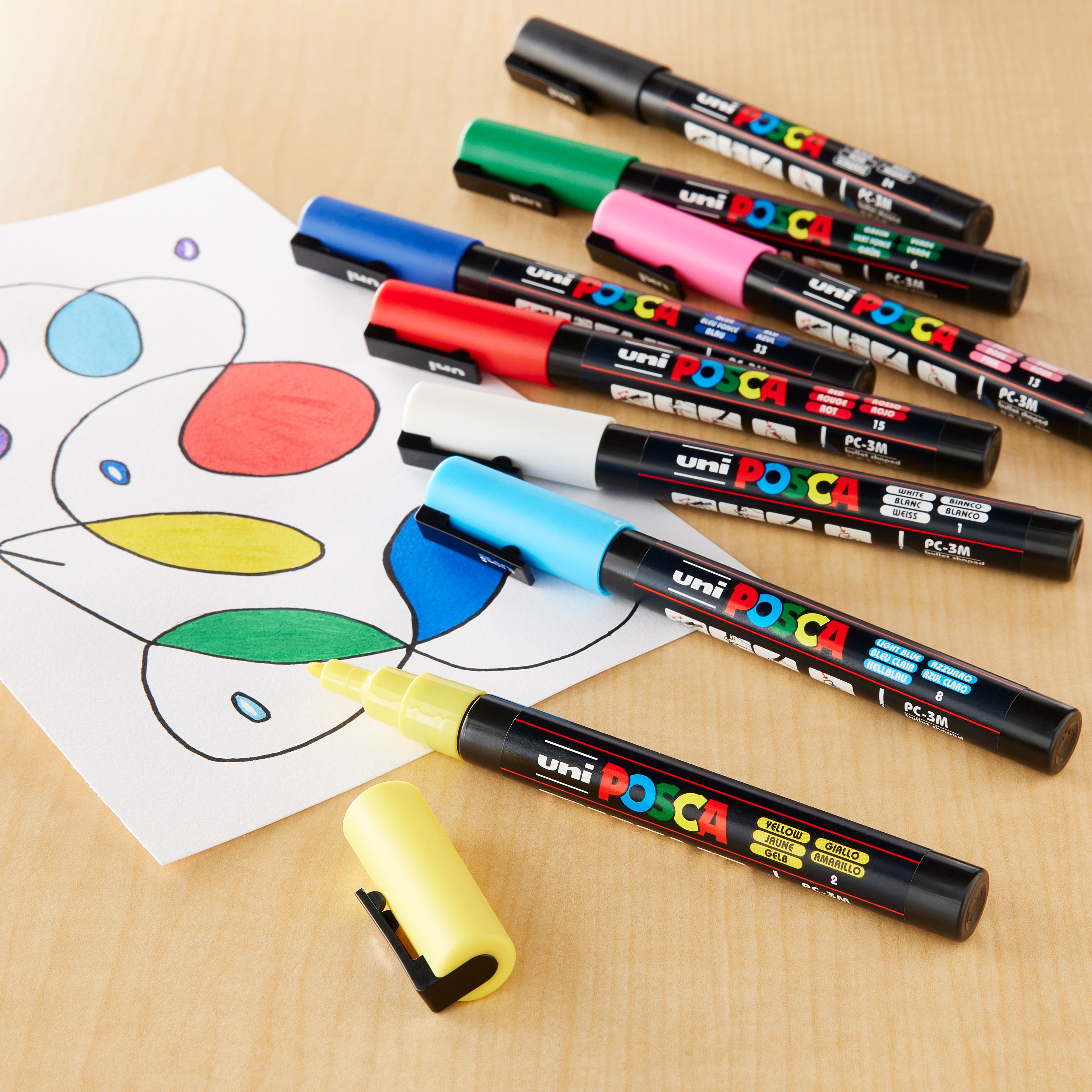 Posca Picasso Paint Pens Uni Posca PC-5M Medium Tip Paint Marker