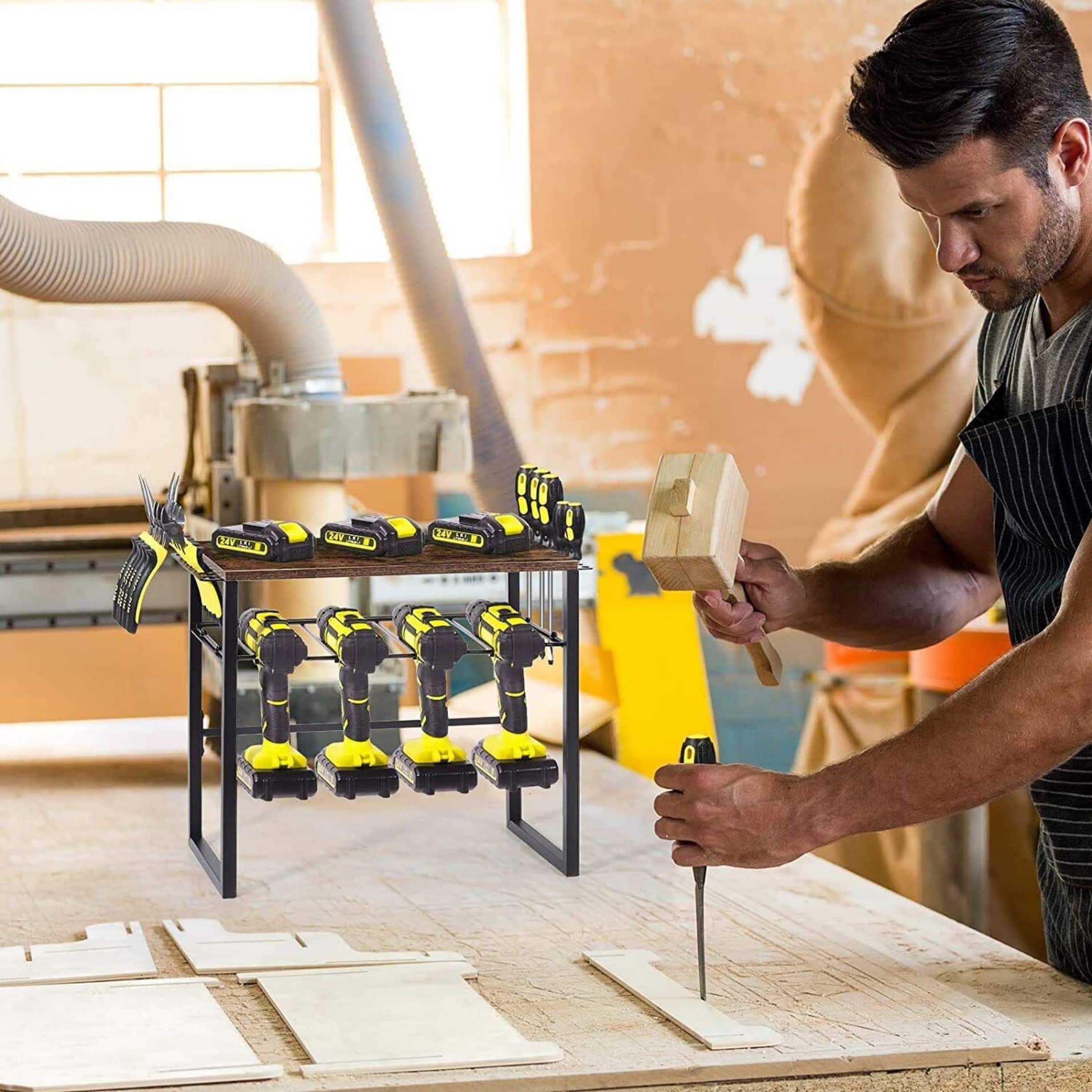 NEX™ 16.5" Power Tool Organizer Rack