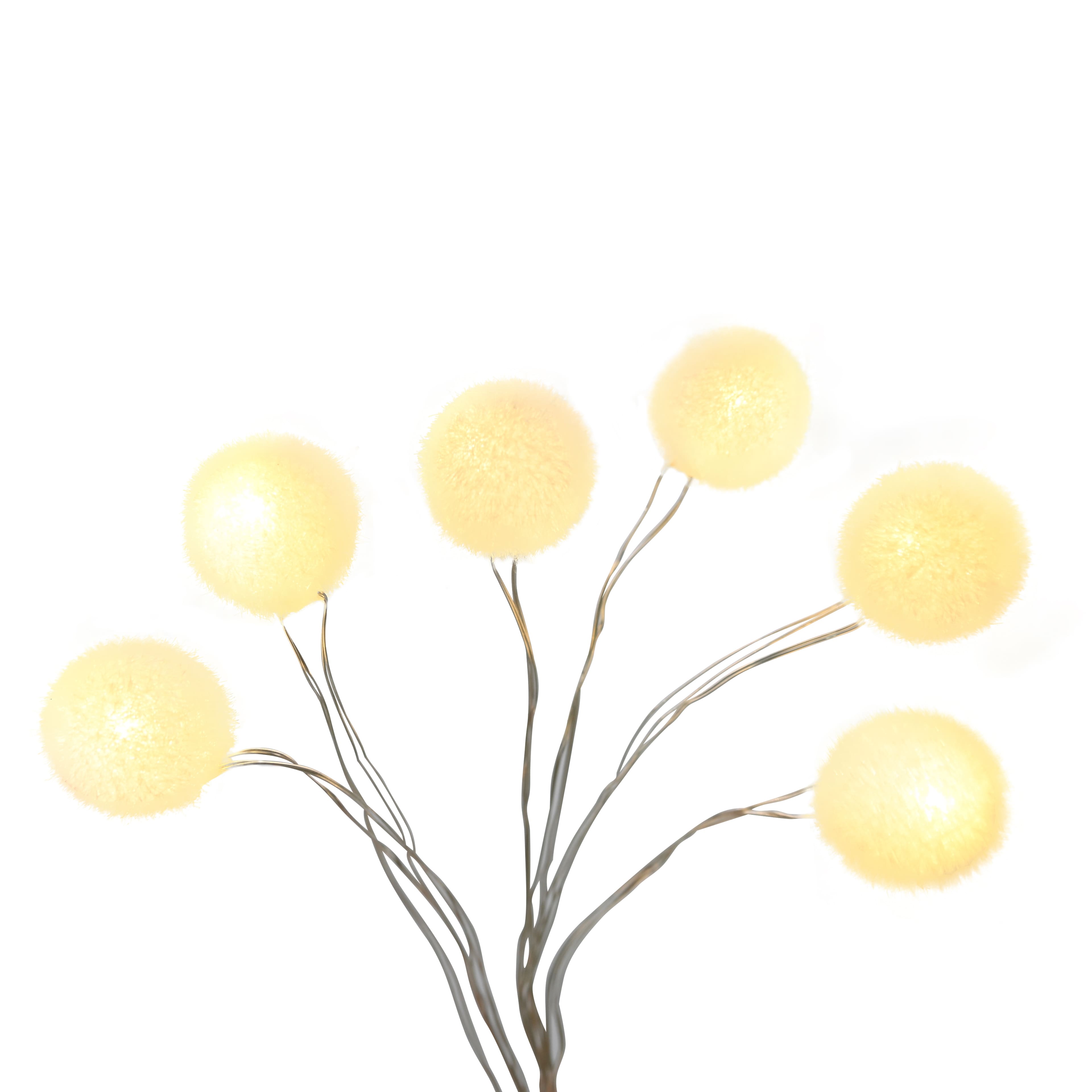 12ct. Warm White LED White Fuzzy String Lights by Ashland&#xAE;