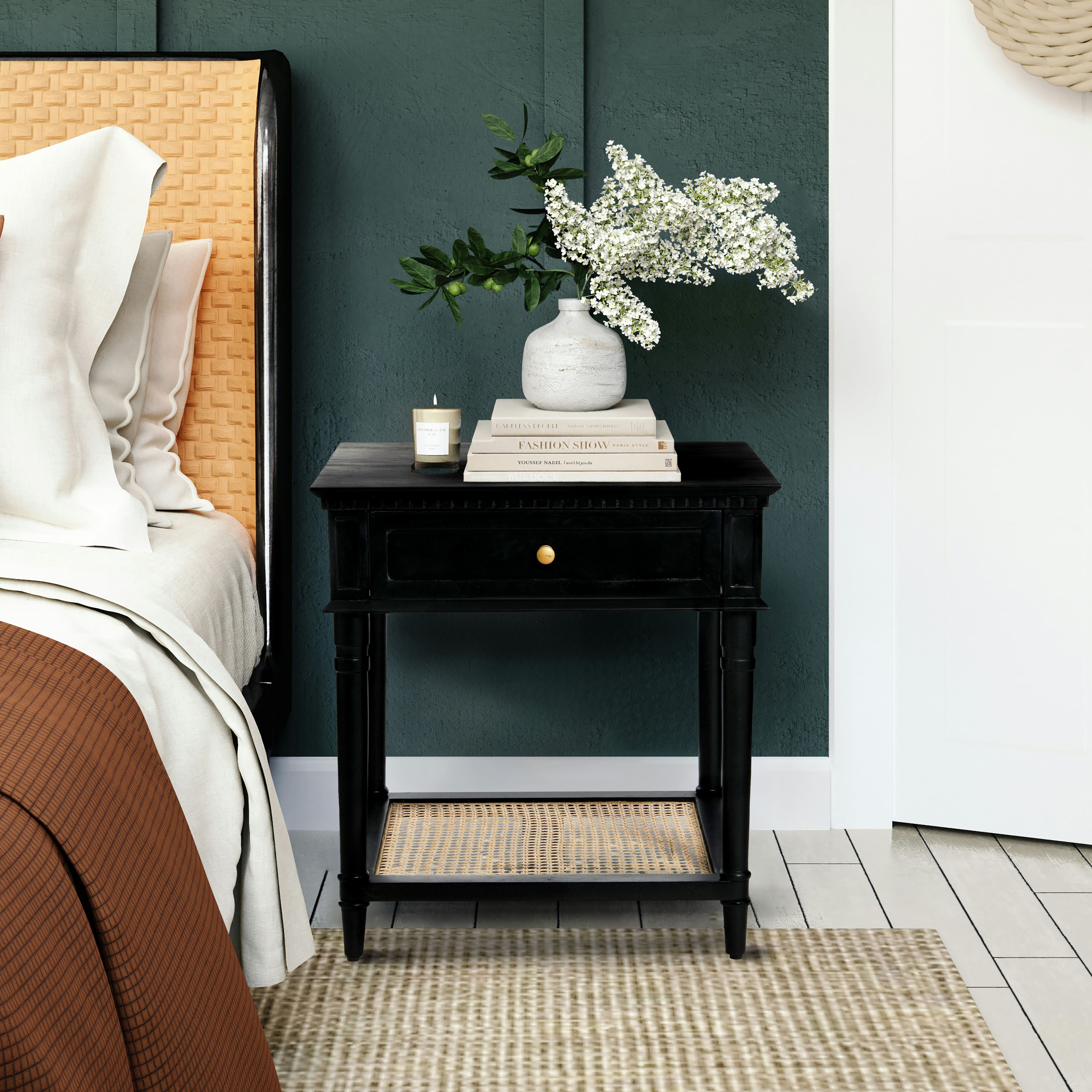 Hello Honey&#xAE; 25&#x22; Maxwelton Solid Wood End Table with Drawer